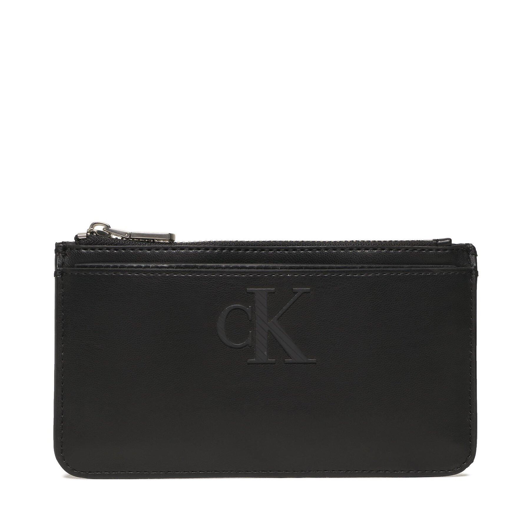 Kreditkartenetui Calvin Klein Jeans Sleek Coin Purse Solid K60K610338 BDS von Calvin Klein Jeans