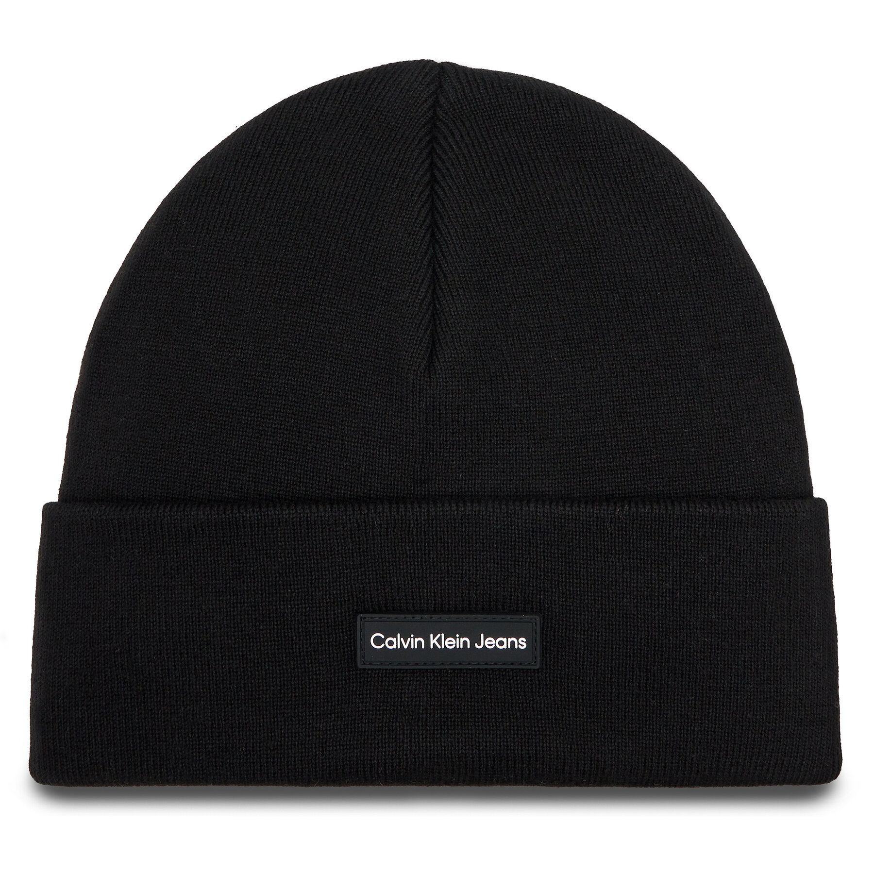 Mütze Calvin Klein Jeans Inst Patch Beanie K50K512142 Schwarz von Calvin Klein Jeans