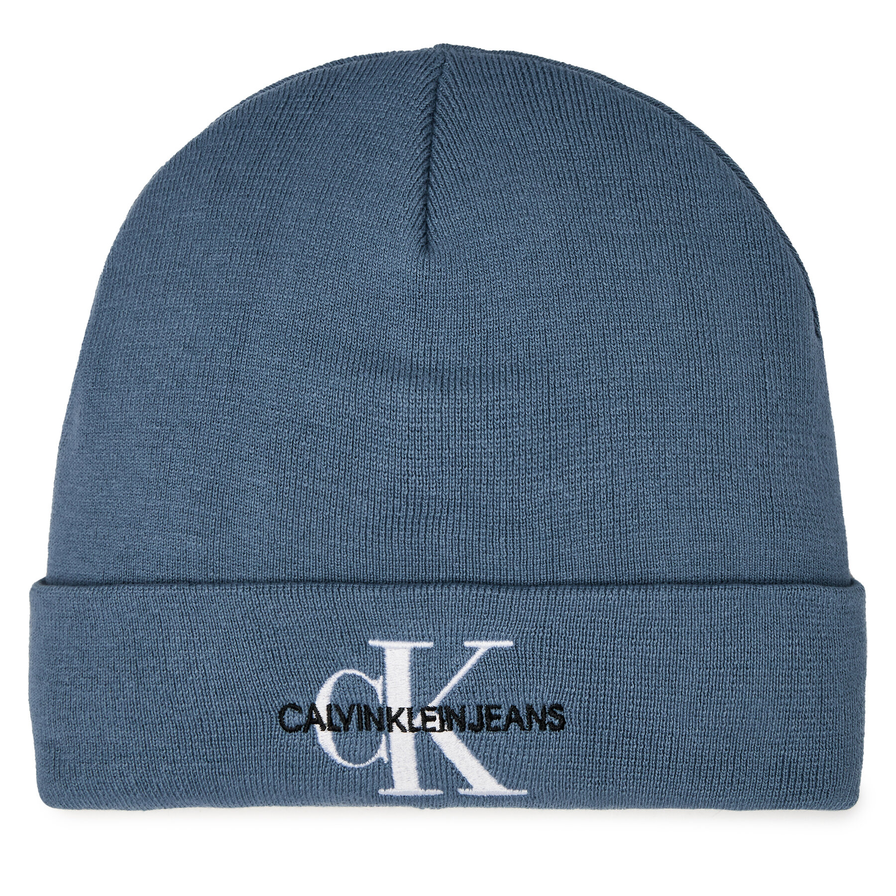 Mütze Calvin Klein Jeans Monologo Embro Beanie K50K511160 Goblin Blue CFQ von Calvin Klein Jeans