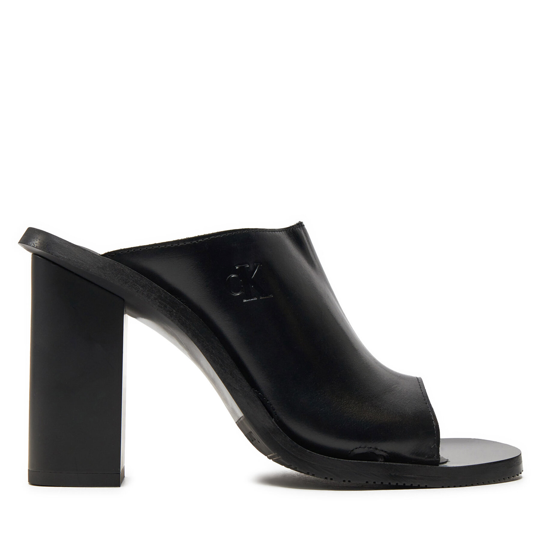 Pantoletten Calvin Klein Jeans Heel Sandal Lth Mg Mtl YW0YW01499 Schwarz Pantoletten Calvin Klein Jeans Heel Sandal Lth Mg Mtl YW0YW01499 Schwarz von Calvin Klein Jeans