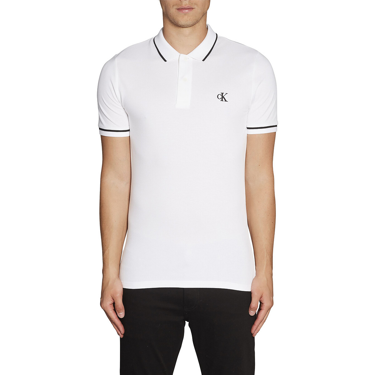 Poloshirt Tipping, Slim-Fit, Pikee von Calvin Klein Jeans