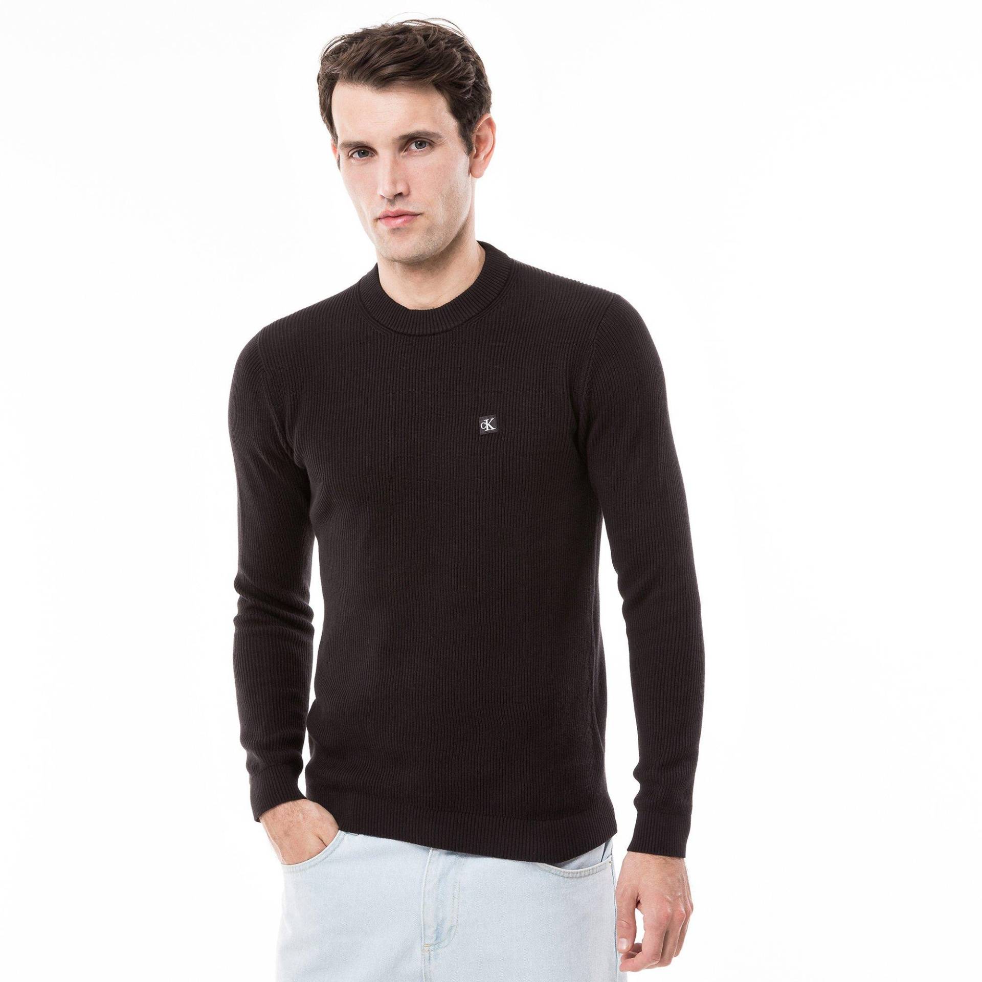 Pullover Herren Black L von Calvin Klein Jeans