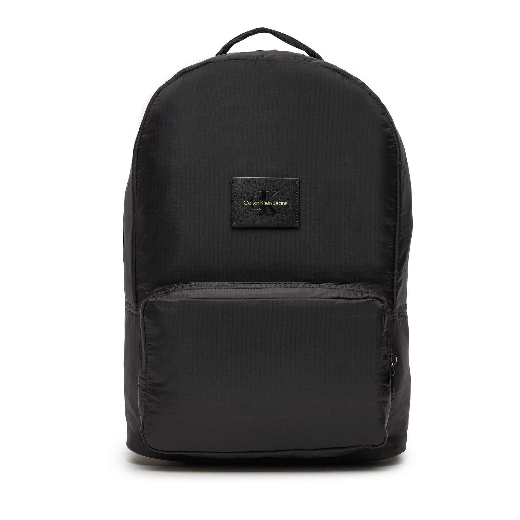 Rucksack Calvin Klein Jeans Sport Essentials Center Bp44 L K50K511720 Black/Sharp Green 0GX von Calvin Klein Jeans