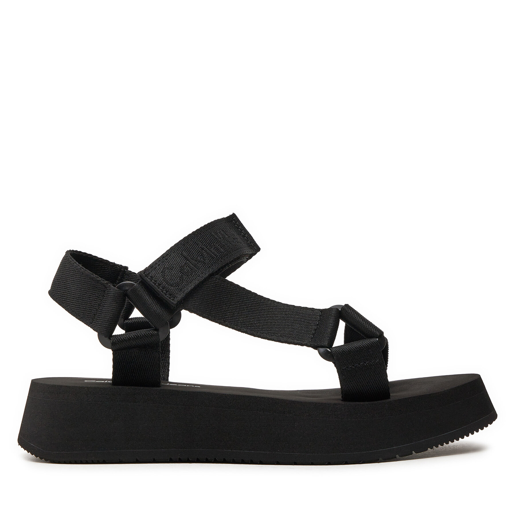 Sandalen Calvin Klein Jeans Sandal Velcro Webbing In Mtl YW0YW01480 Schwarz Sandalen Calvin Klein Jeans Sandal Velcro Webbing In Mtl YW0YW01480 Schwarz von Calvin Klein Jeans