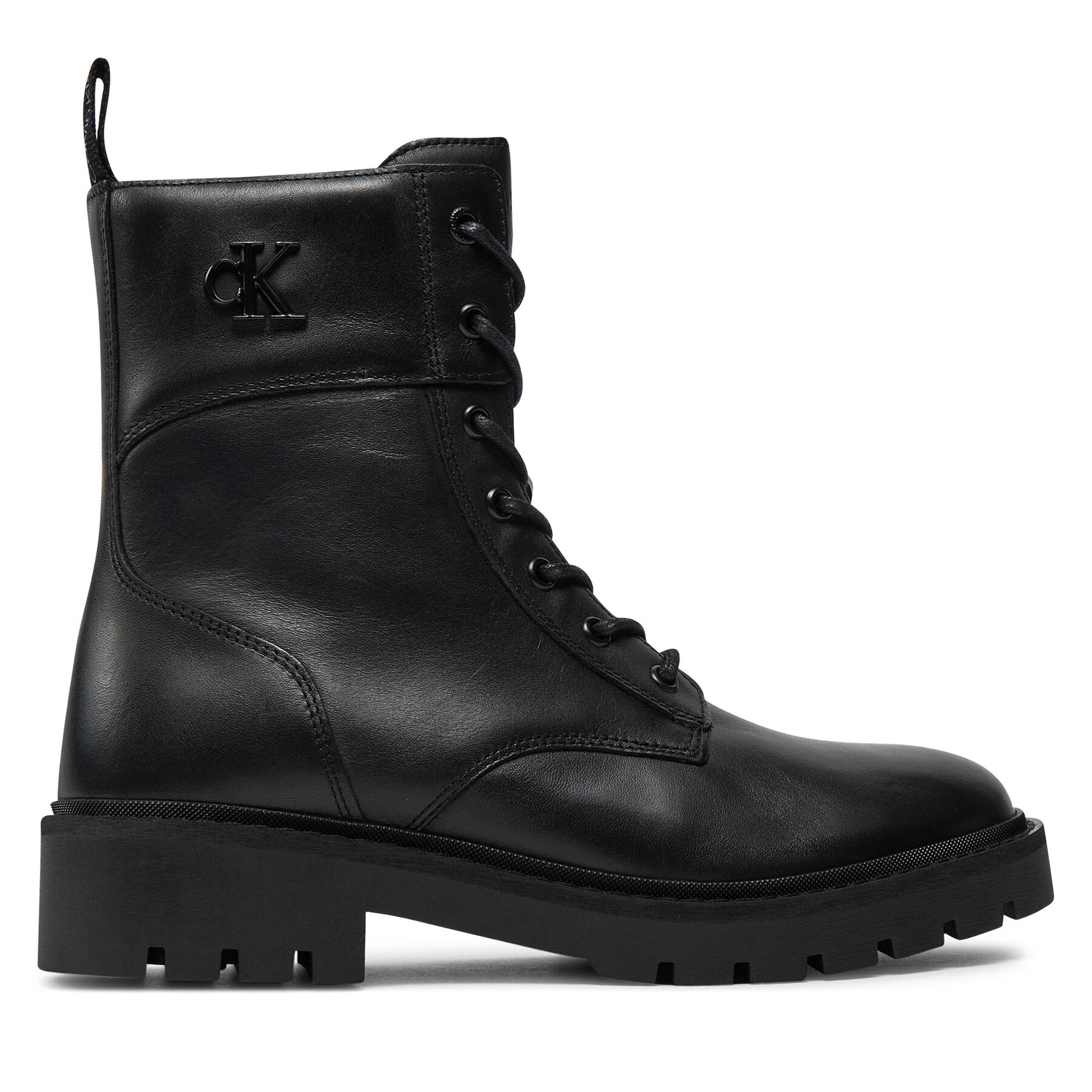 Schnürstiefeletten Calvin Klein Jeans Combat Boot Mid Zip Lth In Calf YW0YW01550 Schwarz Schnürstiefeletten Calvin Klein Jeans Combat Boot Mid Zip Lth In Calf YW0YW01550 Schwarz von Calvin Klein Jeans