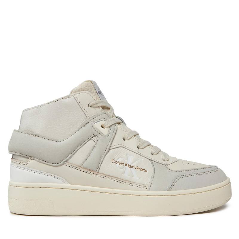 Sneakers Calvin Klein Jeans Basket Cupsole High Mix Ml Fad YW0YW01300 Beige von Calvin Klein Jeans