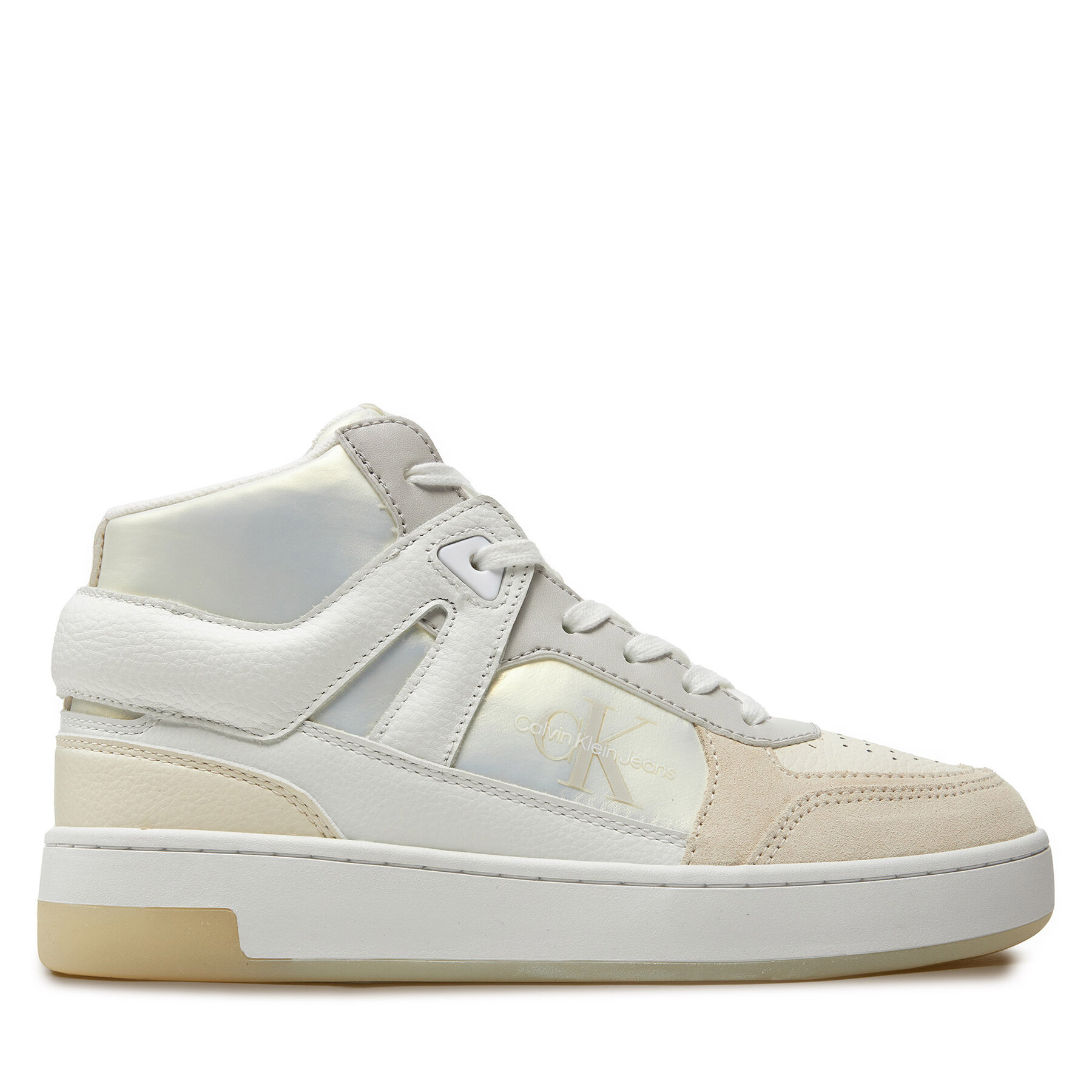 Sneakers Calvin Klein Jeans Basket Cupsole High Mix Ml Mtr YW0YW01489 Weiß Sneakers Calvin Klein Jeans Basket Cupsole High Mix Ml Mtr YW0YW01489 Weiß von Calvin Klein Jeans