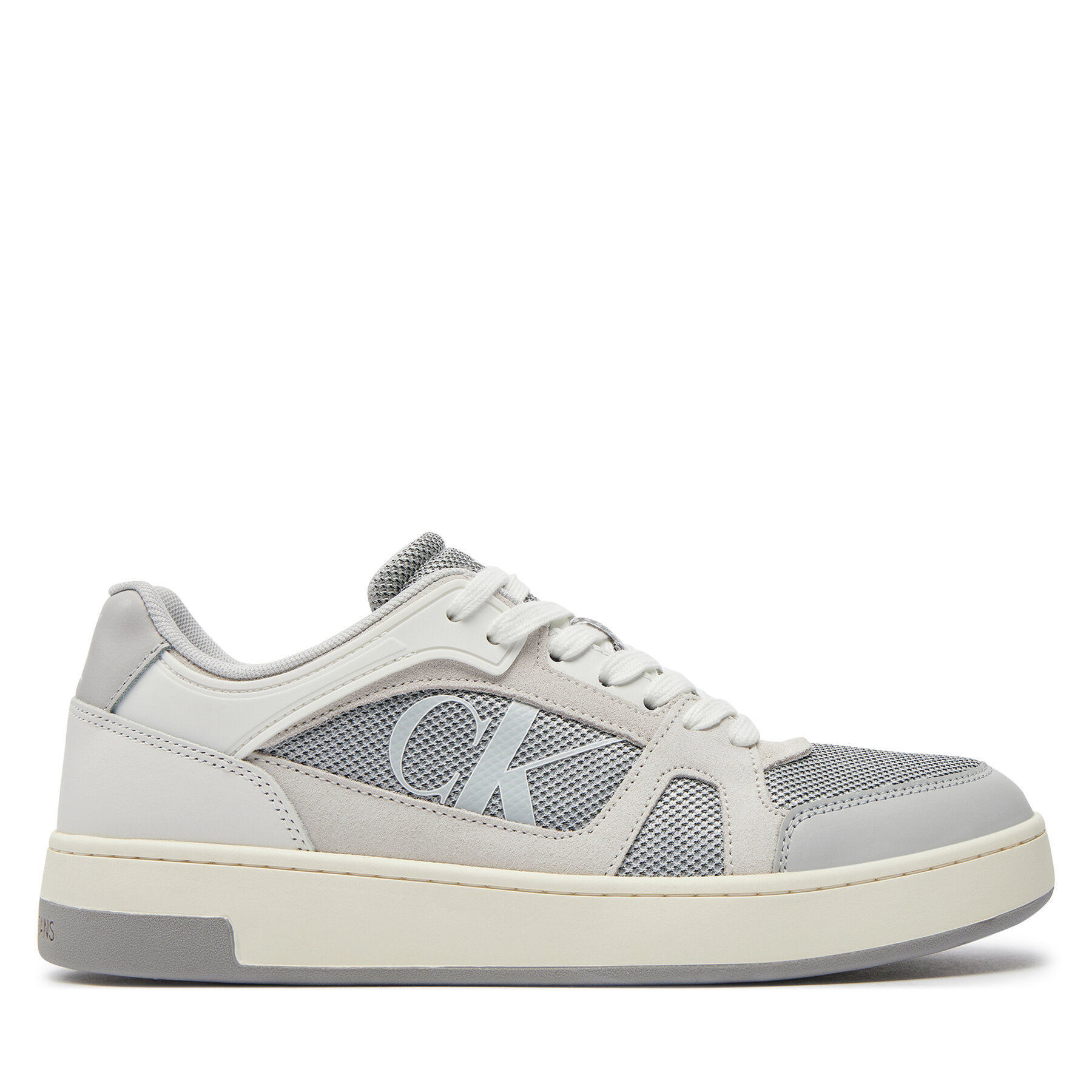 Sneakers Calvin Klein Jeans Basket Cupsole Laceup Mix YM0YM00707 Oyster Mushroom PSX von Calvin Klein Jeans