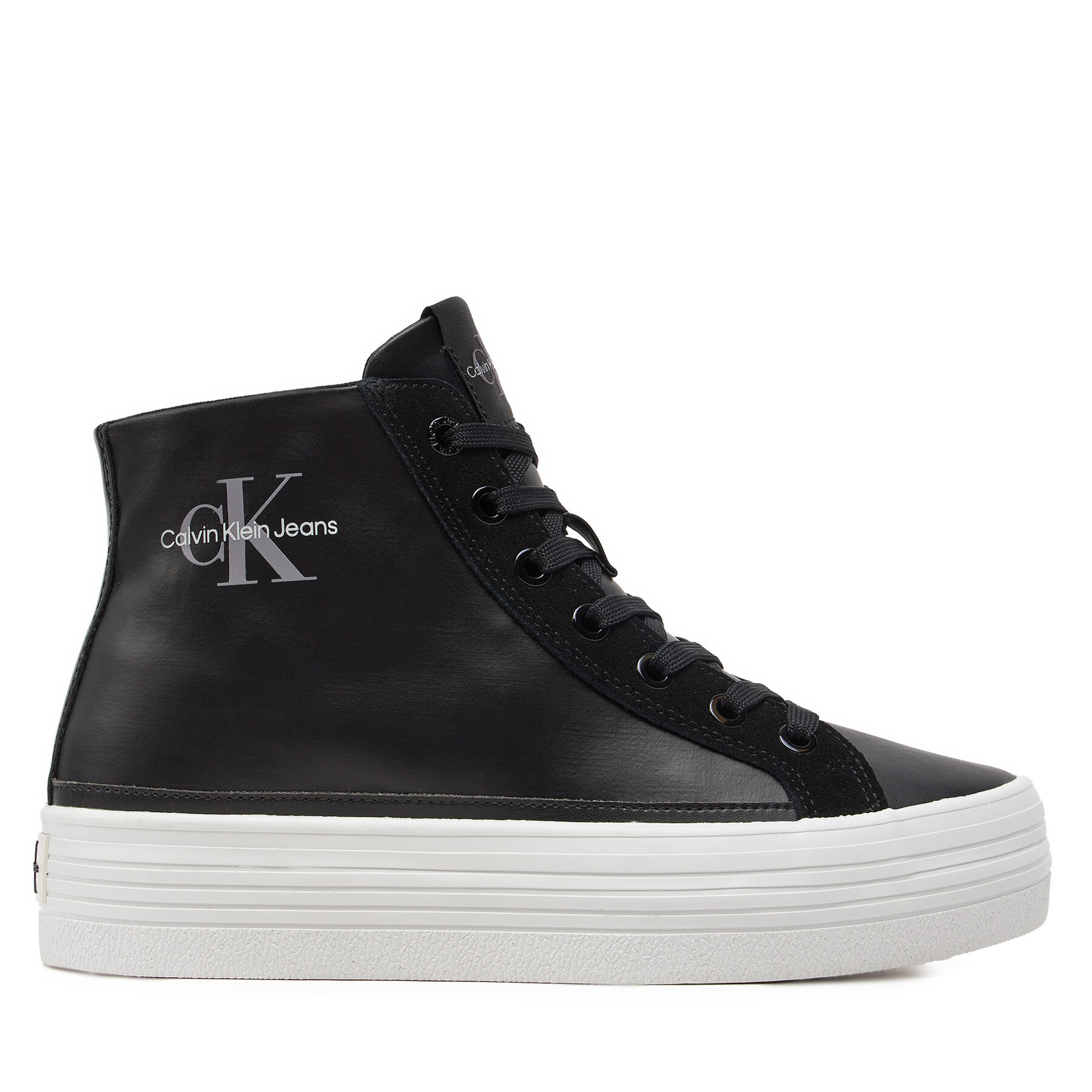 Sneakers Calvin Klein Jeans Bold Vulc Flatf Mid Mix Ml Mtr YW0YW01491 Schwarz Sneakers Calvin Klein Jeans Bold Vulc Flatf Mid Mix Ml Mtr YW0YW01491 Schwarz von Calvin Klein Jeans