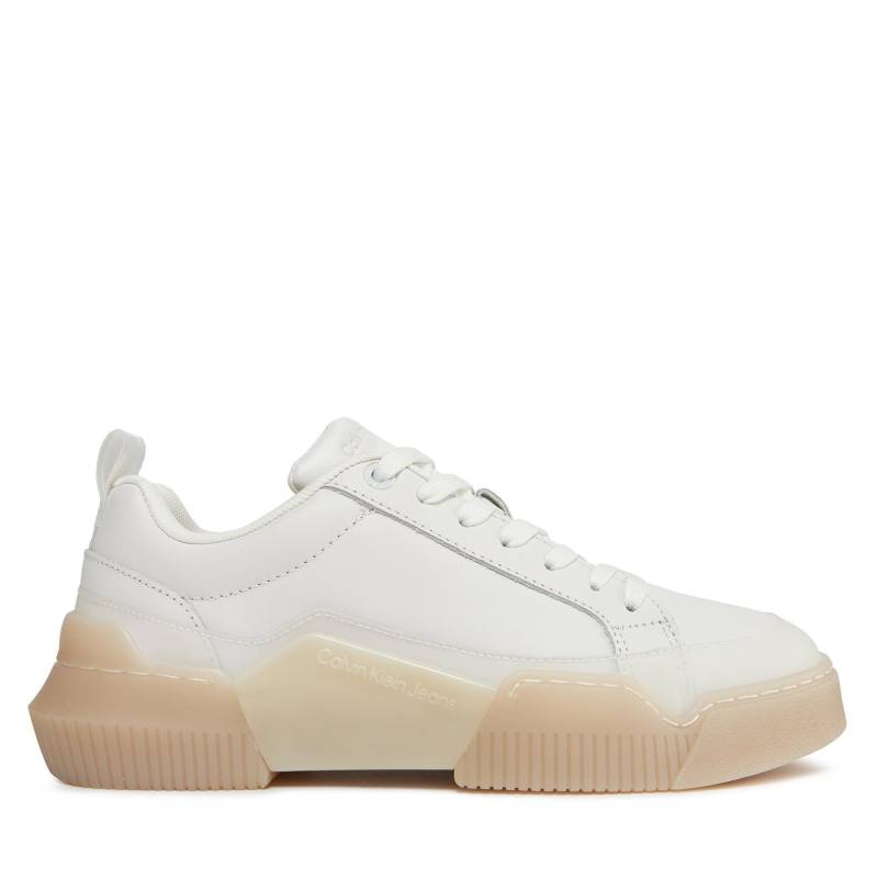 Sneakers Calvin Klein Jeans Chunky Cupsole 2.0 Lth In Lum YW0YW01313 Bright White/Creamy White 02Y von Calvin Klein Jeans