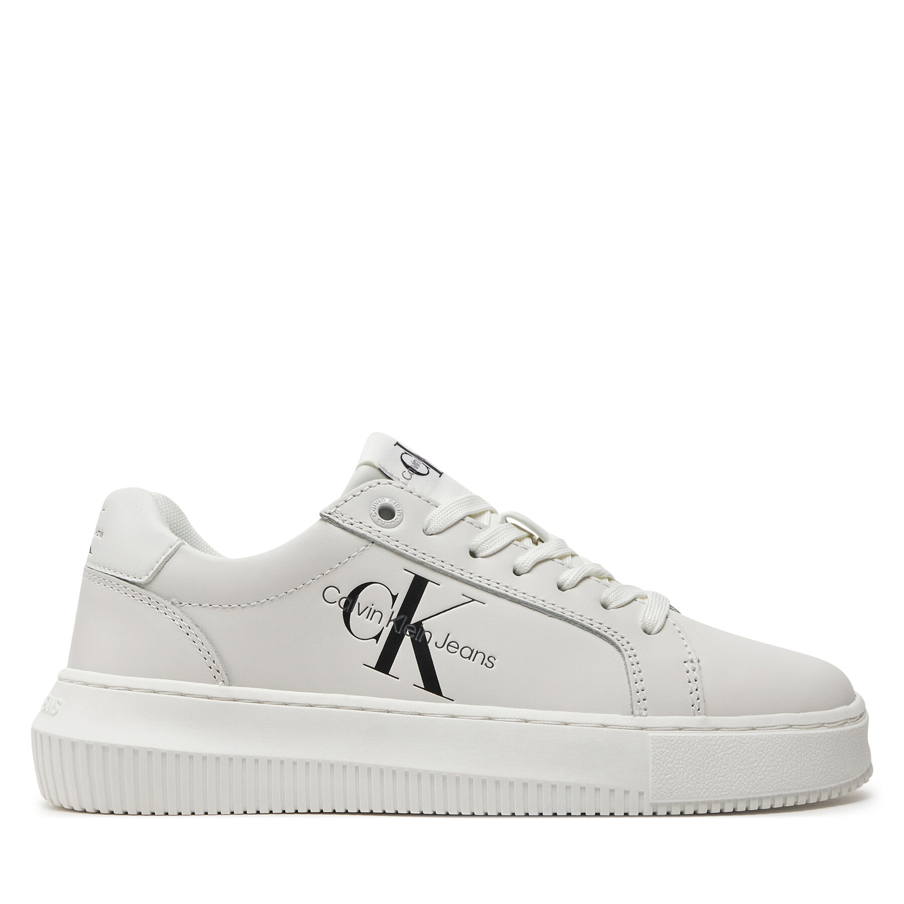 Sneakers Calvin Klein Jeans Chunky Cupsole Laceup Mon Lth Wn YW0YW00823 White YBR von Calvin Klein Jeans