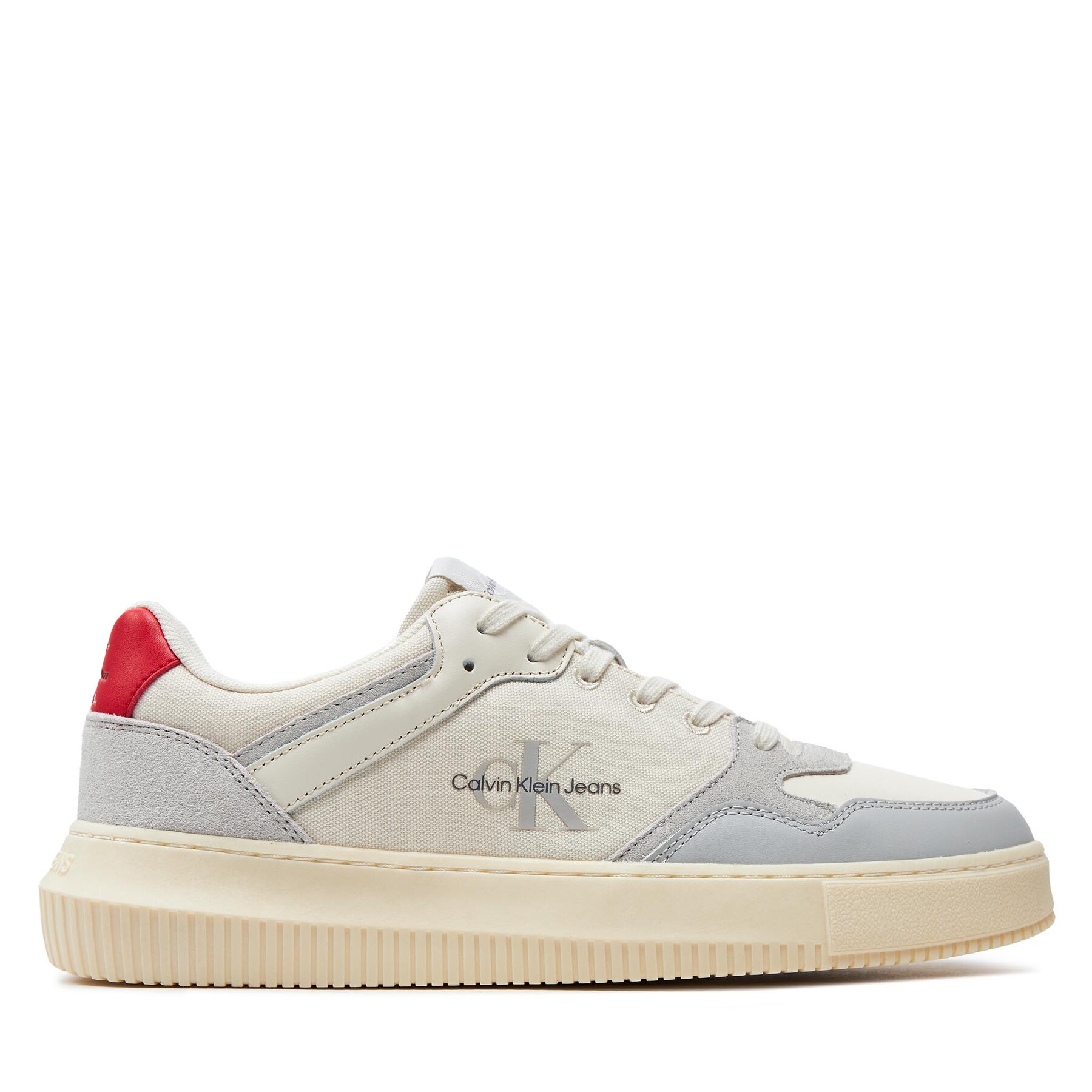 Sneakers Calvin Klein Jeans Chunky Cupsole Mix Ml Btw YM0YM00907 Écru Sneakers Calvin Klein Jeans Chunky Cupsole Mix Ml Btw YM0YM00907 Écru von Calvin Klein Jeans