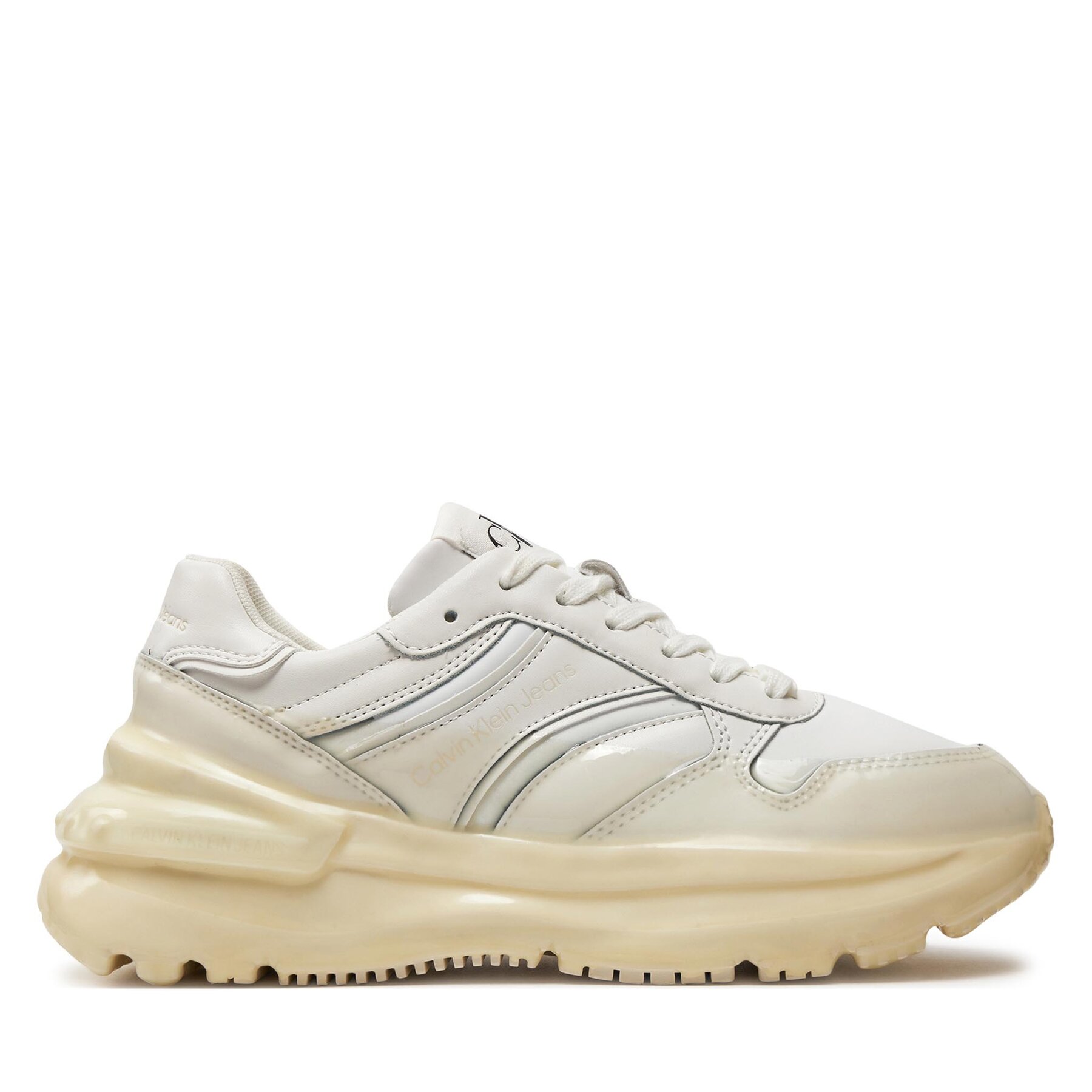 Sneakers Calvin Klein Jeans Chunky Run Low Laceup Dip Wn YW0YW01049 Bright White/Dip Dyed C White YBR von Calvin Klein Jeans