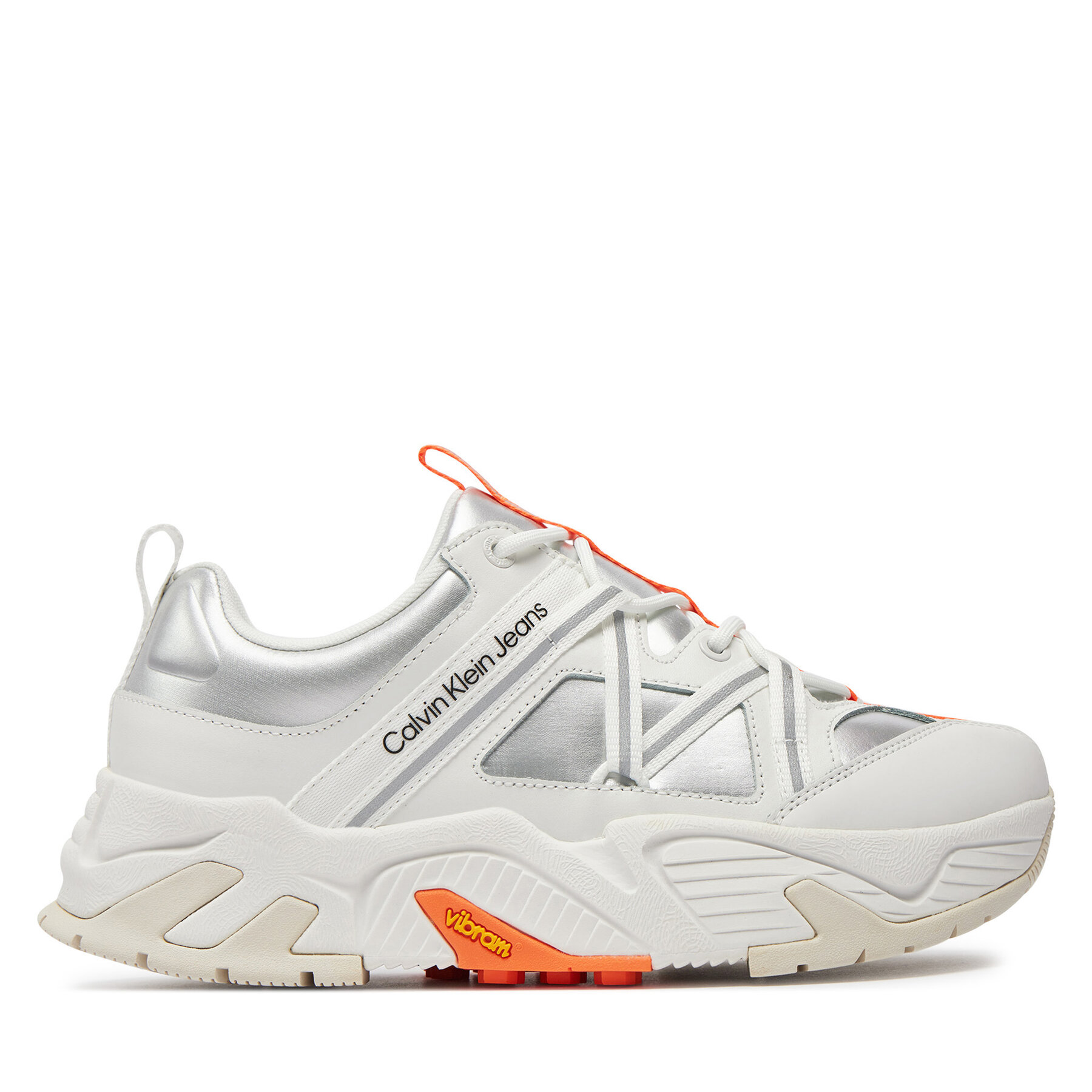 Sneakers Calvin Klein Jeans Chunky Runner Vibram Refl YM0YM00717 Bright White/Oyster Mushroom YBR von Calvin Klein Jeans