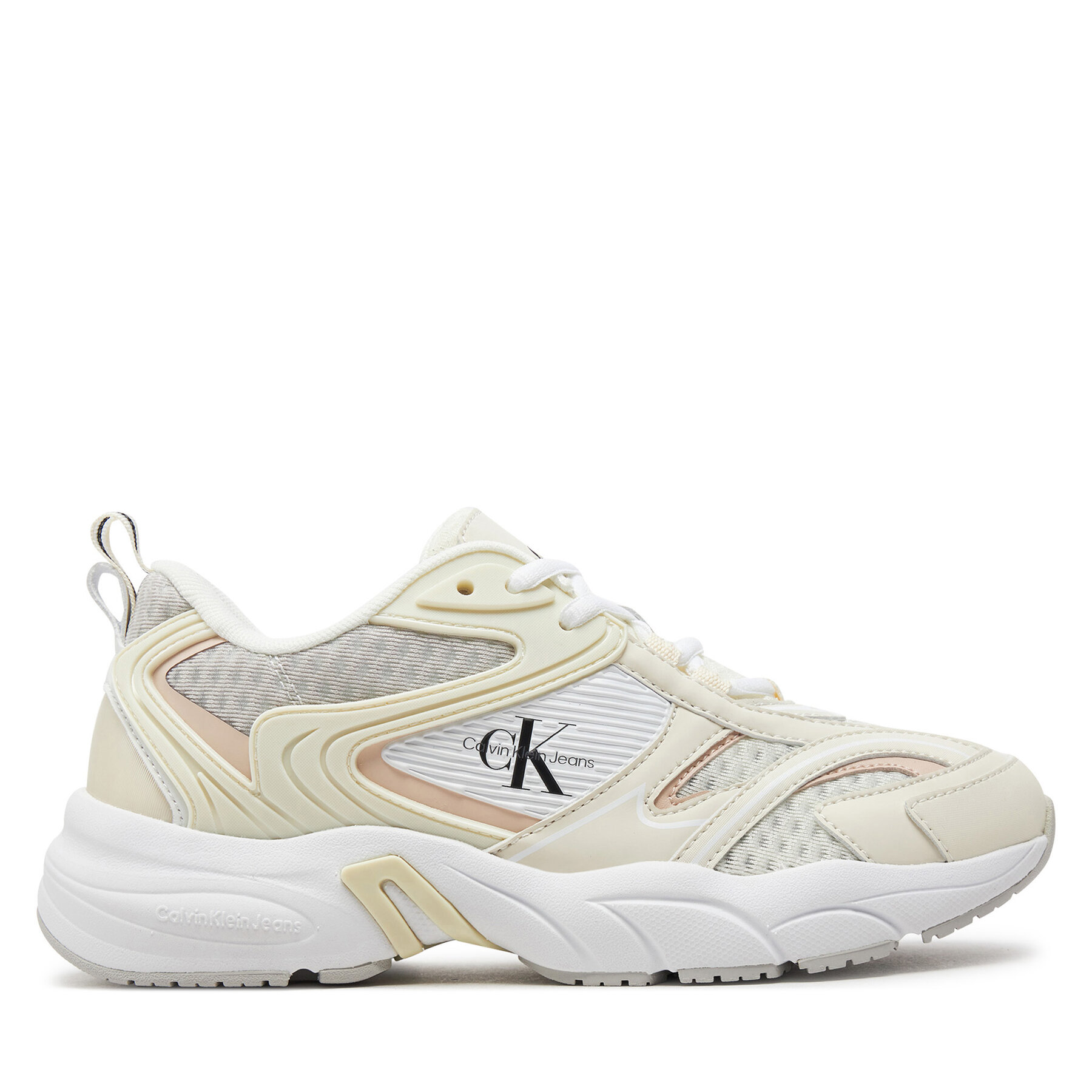 Sneakers Calvin Klein Jeans Retro Tennis Low Lace Mh Ml Met YW0YW01373 Weiß Sneakers Calvin Klein Jeans Retro Tennis Low Lace Mh Ml Met YW0YW01373 Weiß von Calvin Klein Jeans
