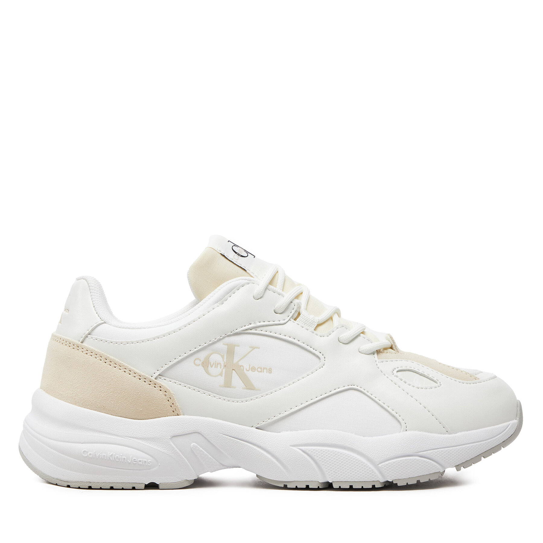 Sneakers Calvin Klein Jeans Retro Tennis Low Lace Mix Ml YW0YW01528 Weiß Sneakers Calvin Klein Jeans Retro Tennis Low Lace Mix Ml YW0YW01528 Weiß von Calvin Klein Jeans