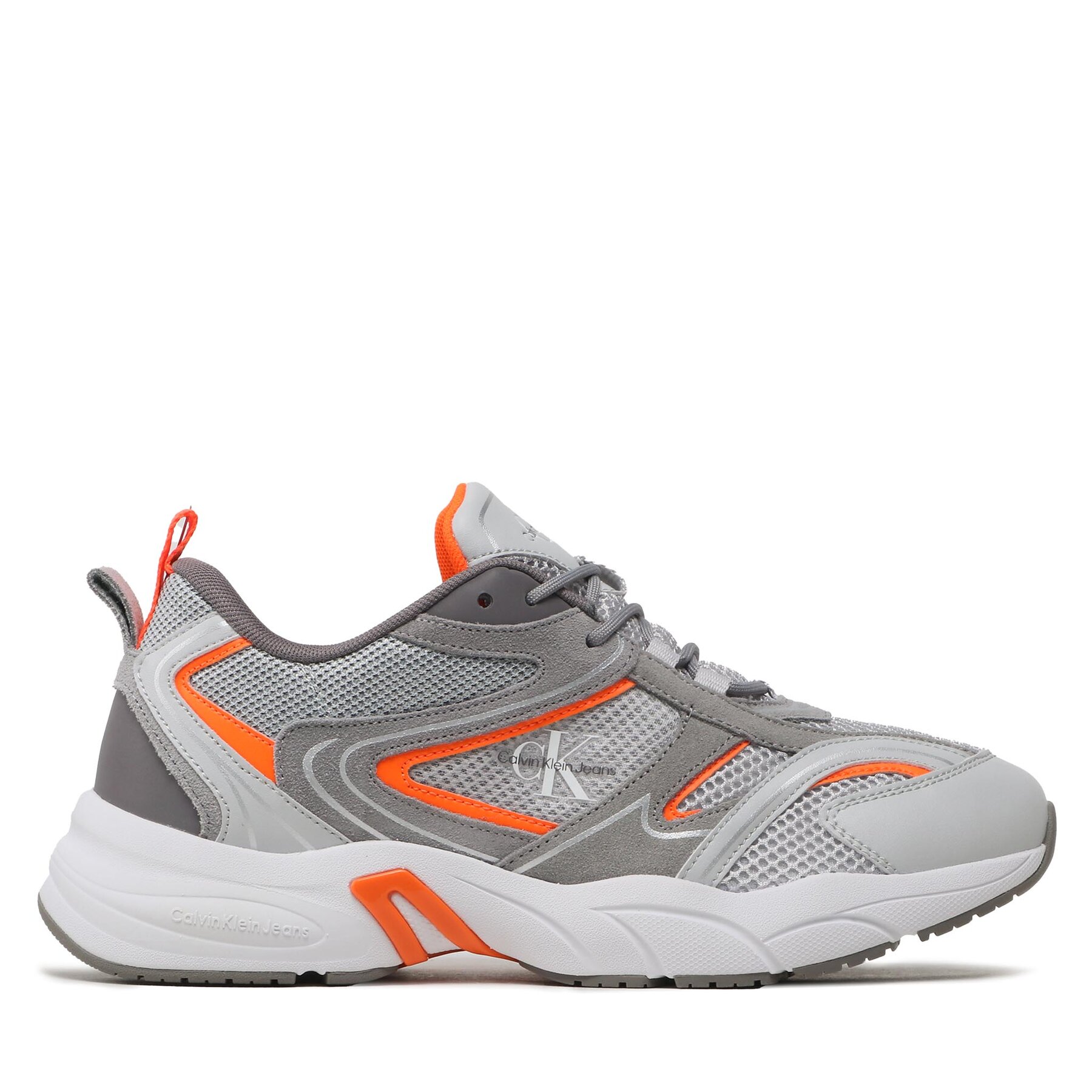 Sneakers Calvin Klein Jeans Retro Tennis Su-Mesh YM0YM00589 Formal Grey/Oyster Mushroom PRJ von Calvin Klein Jeans