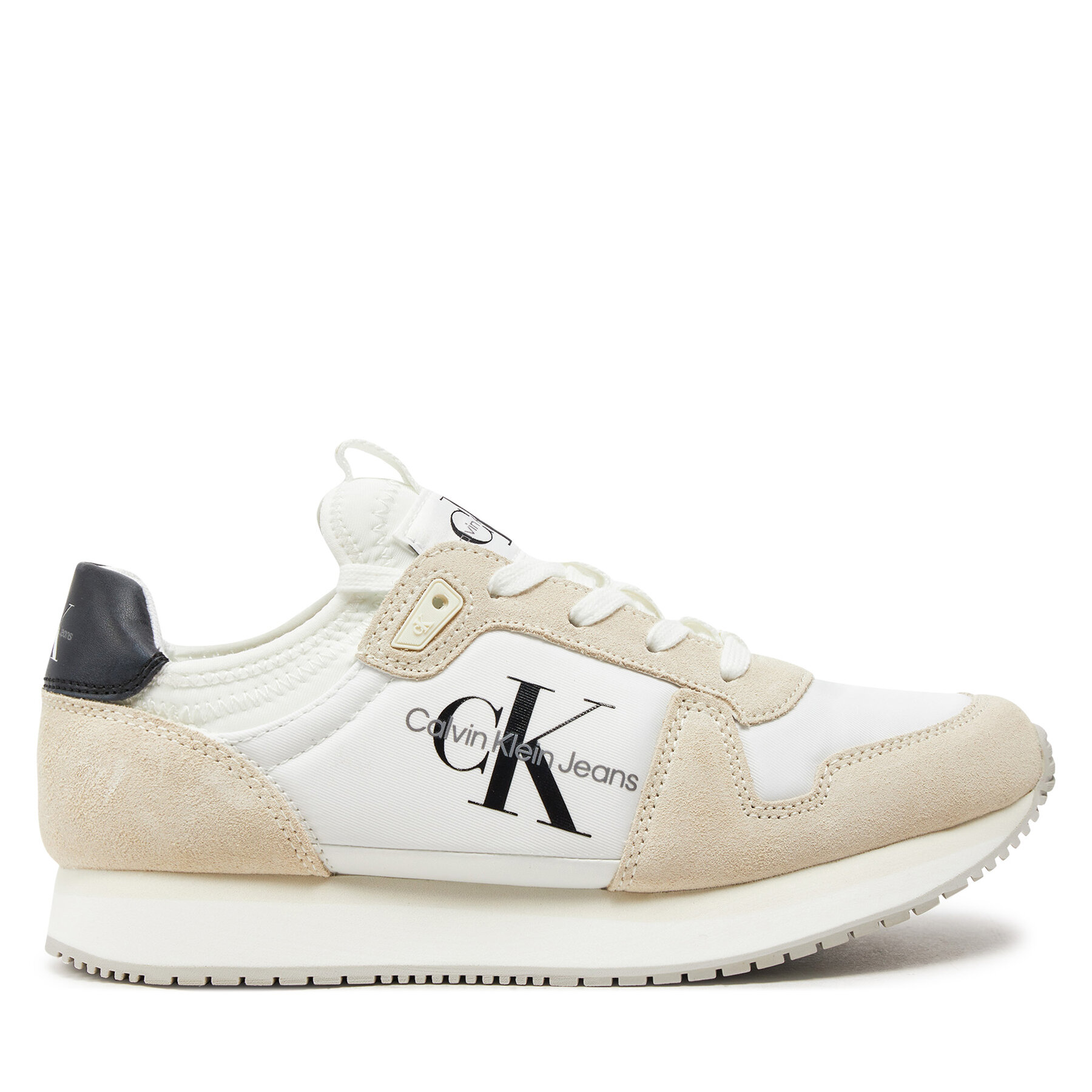 Sneakers Calvin Klein Jeans Runner Sock Laceup Ny-Lth Wn YW0YW00840 Weiß Sneakers Calvin Klein Jeans Runner Sock Laceup Ny-Lth Wn YW0YW00840 Weiß von Calvin Klein Jeans