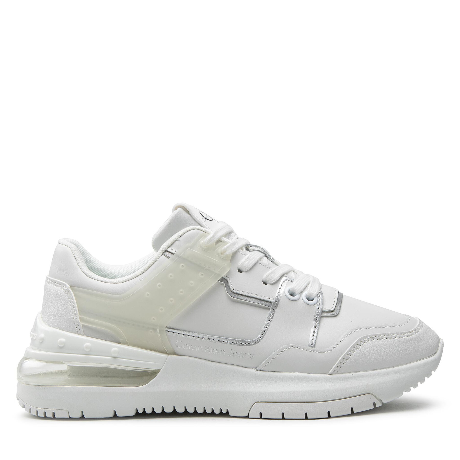 Sneakers Calvin Klein Jeans Sporty Runner Comfair Laceup Tpu YW0YW00696 Bright White YAF von Calvin Klein Jeans