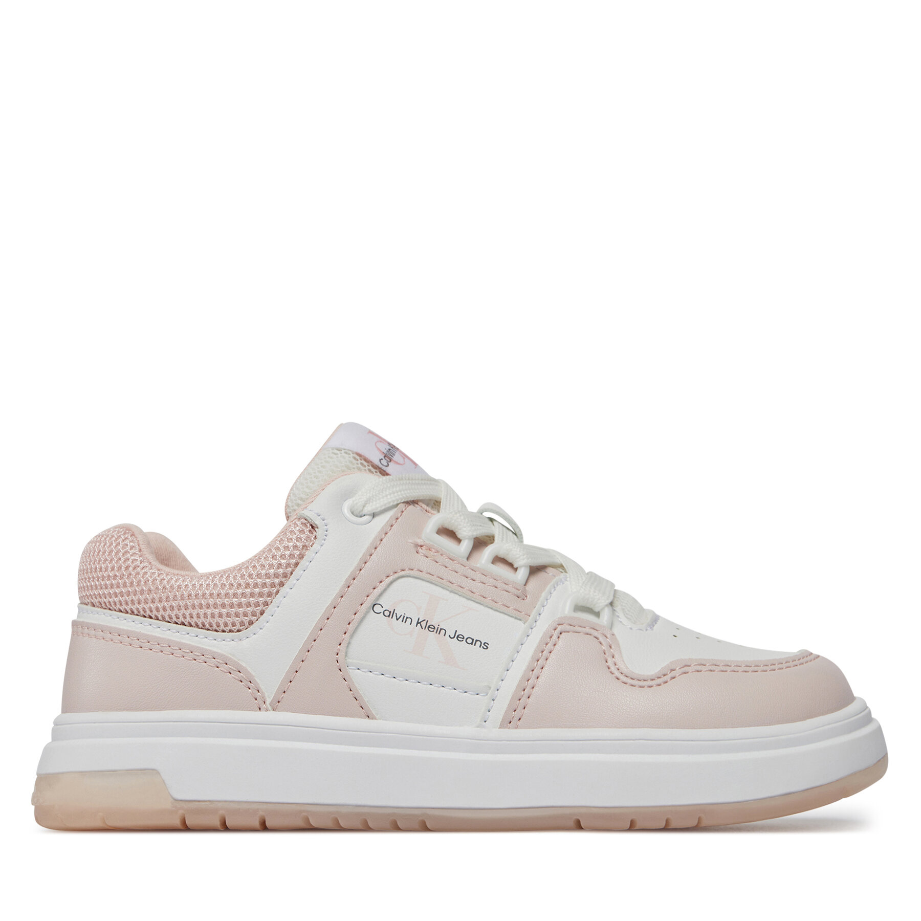 Sneakers Calvin Klein Jeans V3A9-80797-1355X M Pink/White 054 von Calvin Klein Jeans