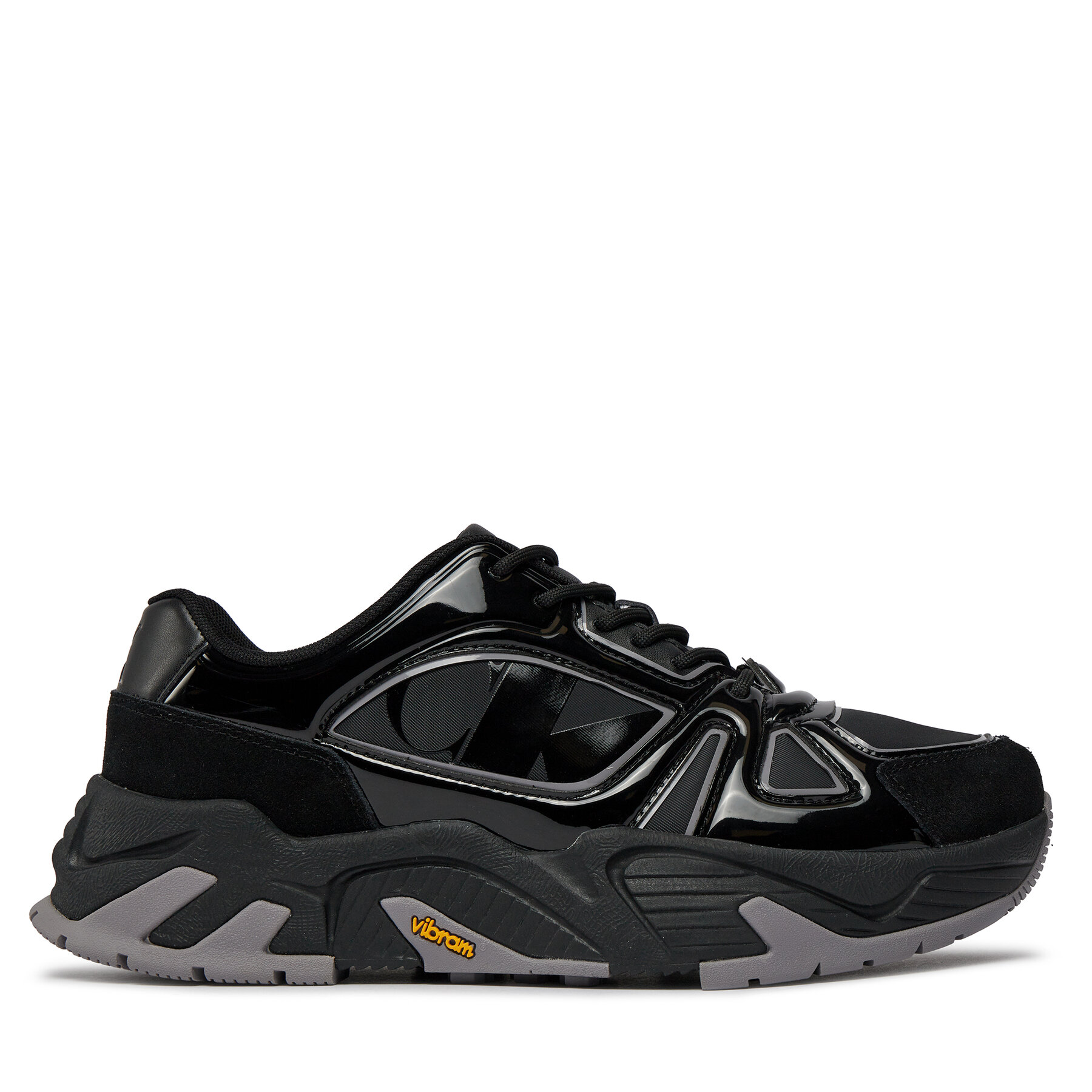 Sneakers Calvin Klein Jeans Vibram Runner Low Mix Nbs Lum YM0YM00880 Triple Black 0GT von Calvin Klein Jeans