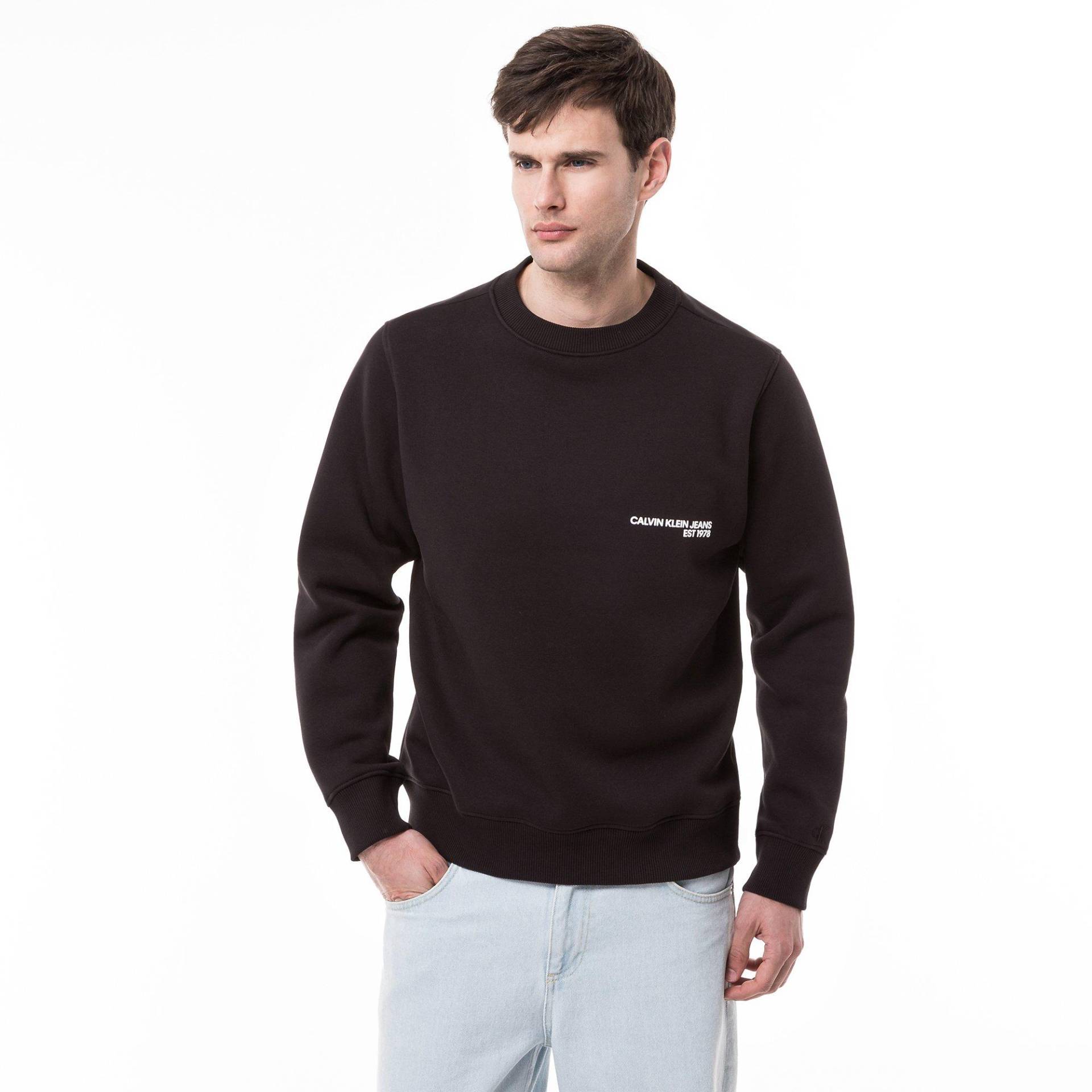 Sweatshirt Herren Black S von Calvin Klein Jeans