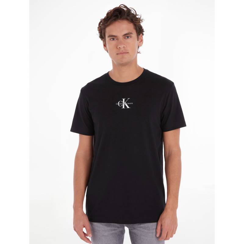 T-Shirt mit Markenschriftzug und Monogramm von Calvin Klein Jeans