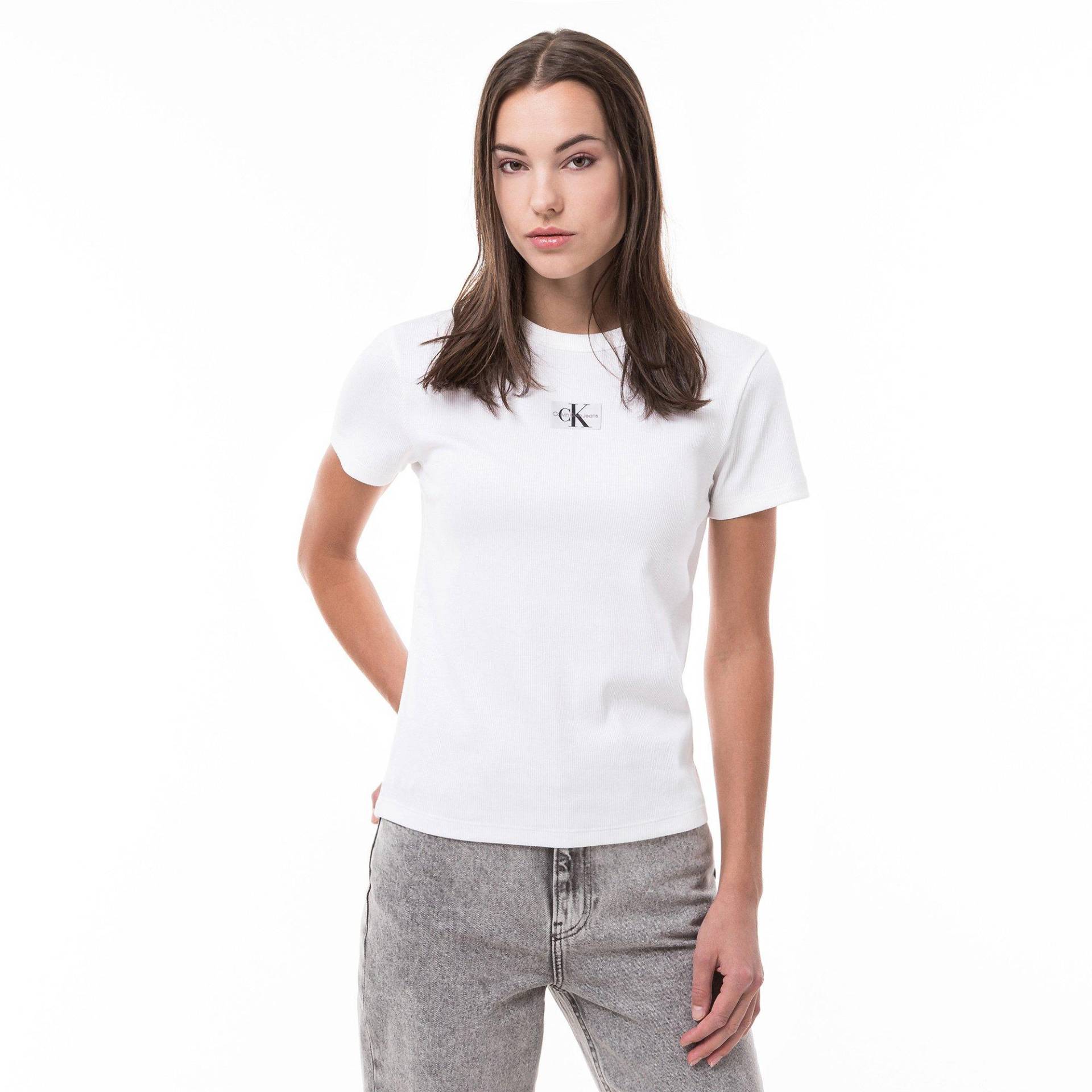 T-shirt Damen Weiss L von Calvin Klein Jeans