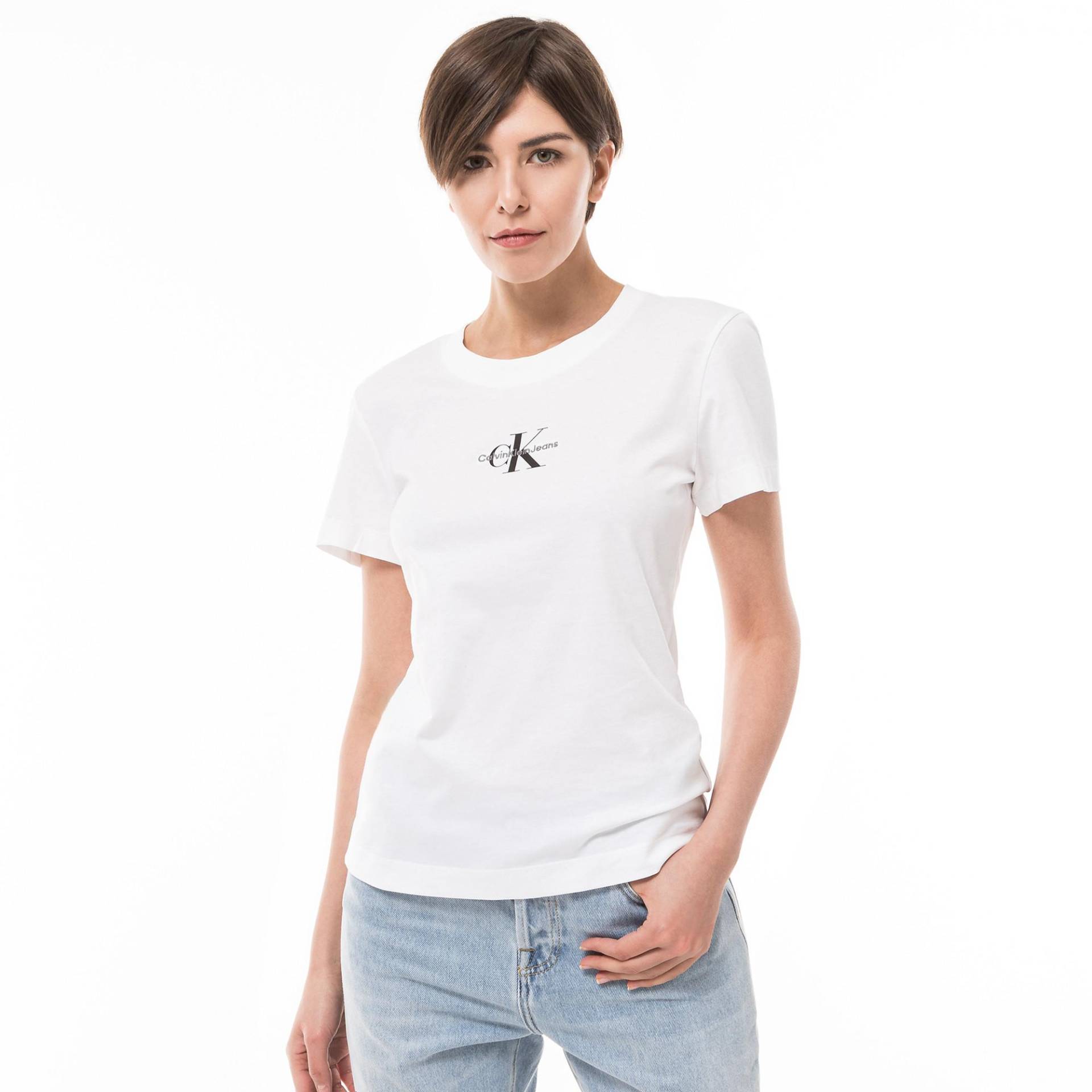 T-shirt Damen Weiss M von Calvin Klein Jeans