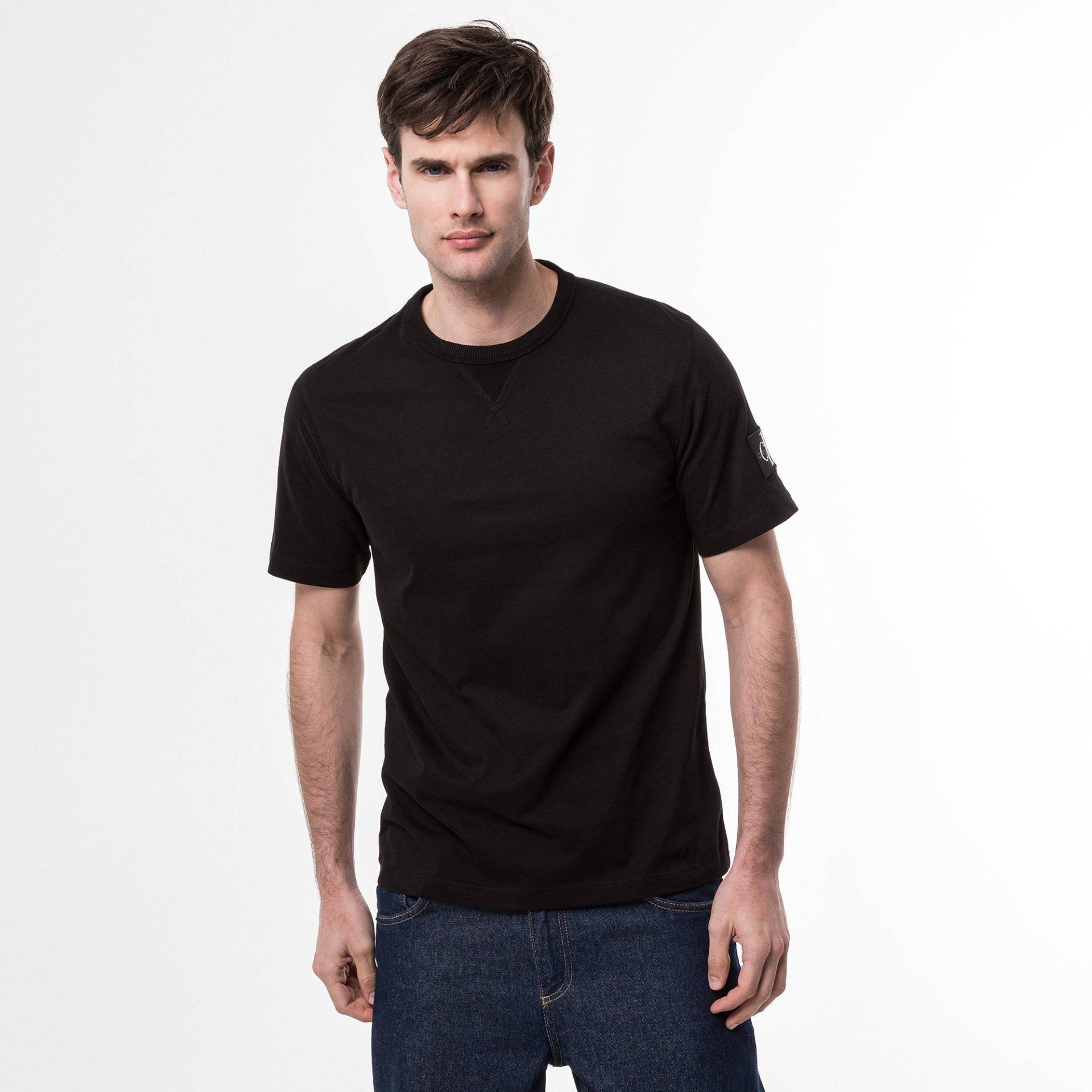 T-shirt Herren Black S von Calvin Klein Jeans