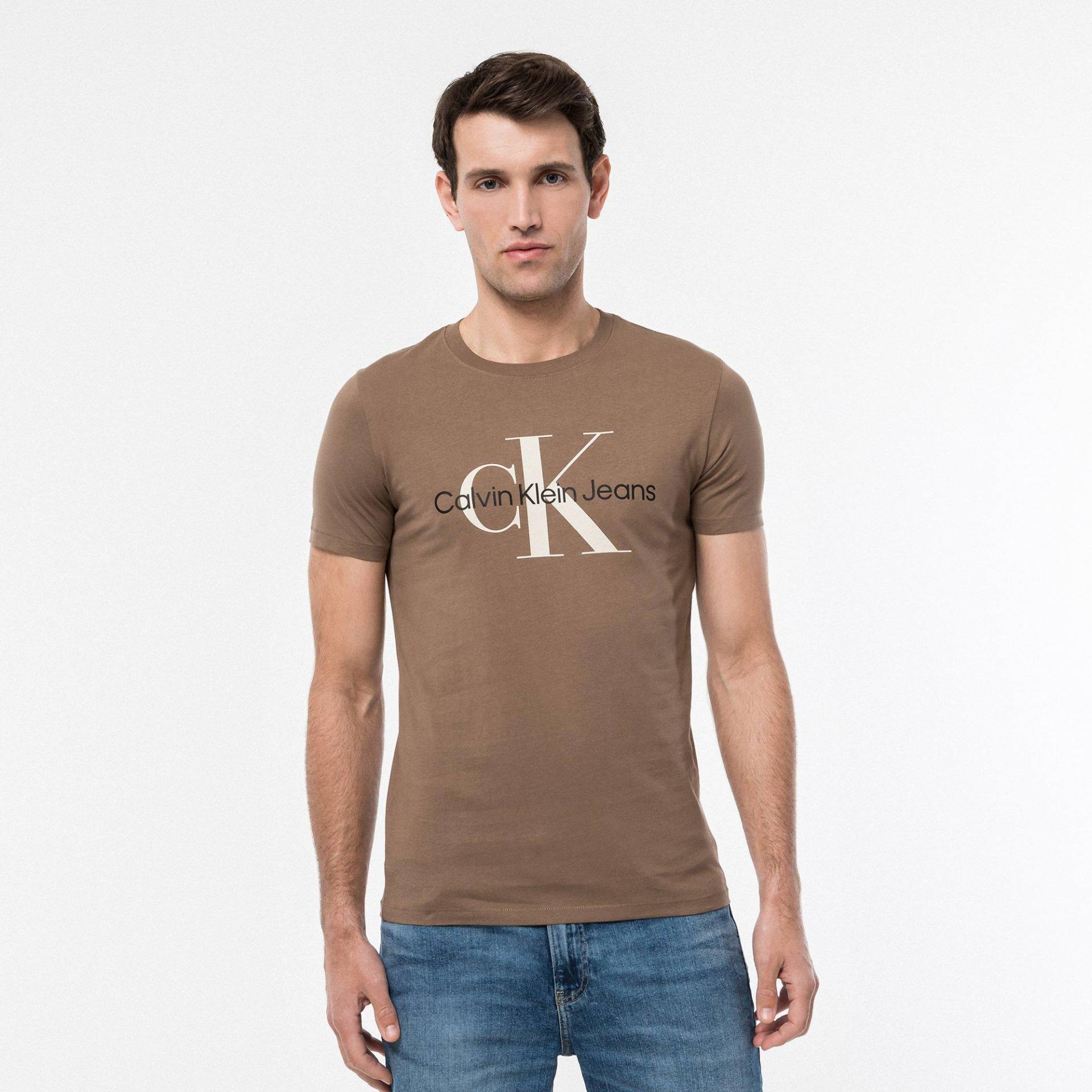 T-shirt Herren Braun M von Calvin Klein Jeans