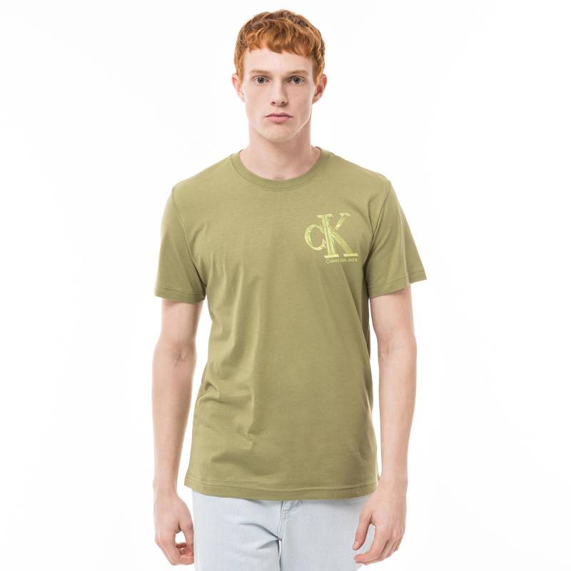 T-shirt Herren Dunkel Olivgrün  M von Calvin Klein Jeans