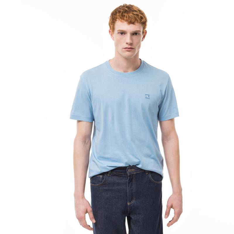 T-shirt Herren Hellblau L von Calvin Klein Jeans