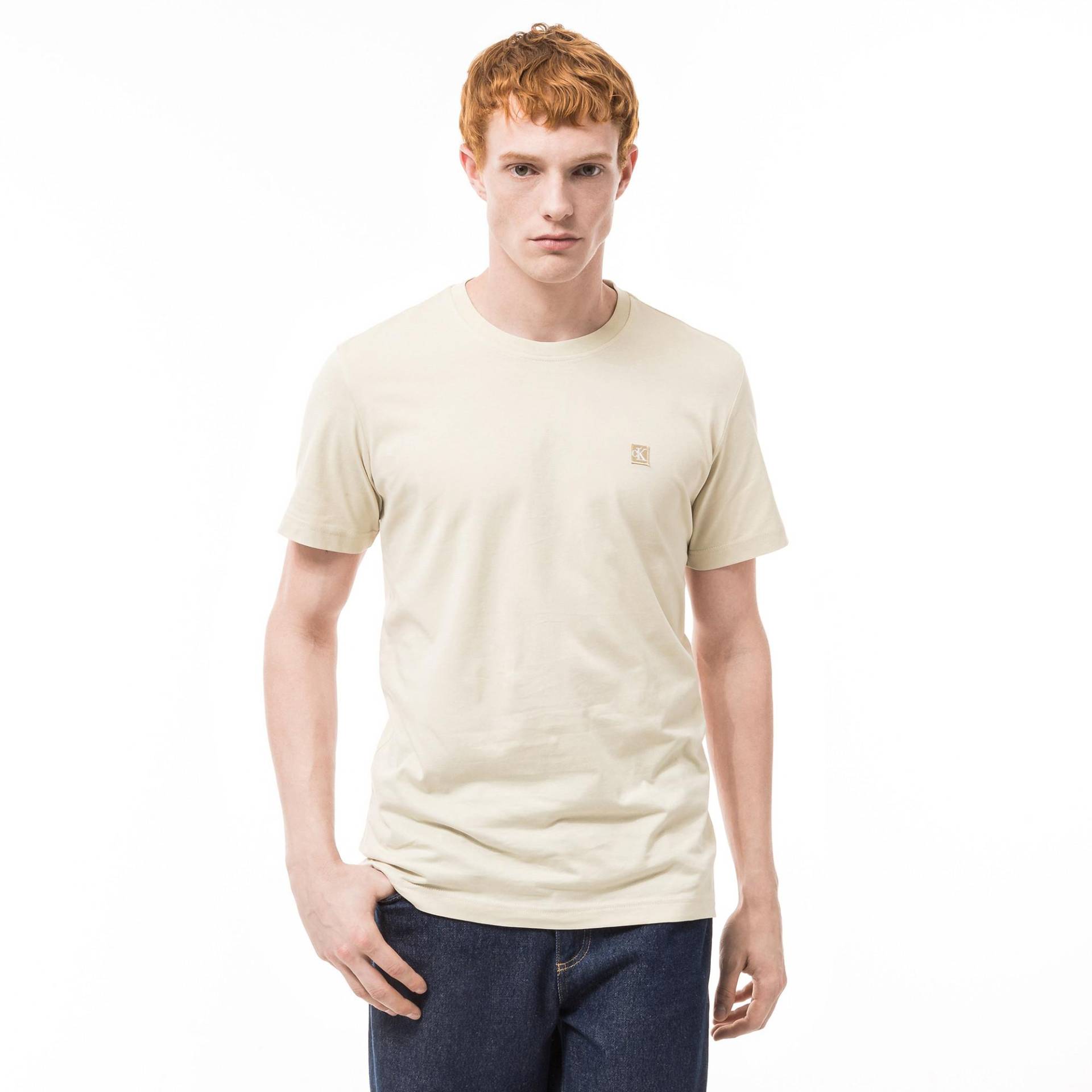 T-shirt Herren Limone L von Calvin Klein Jeans