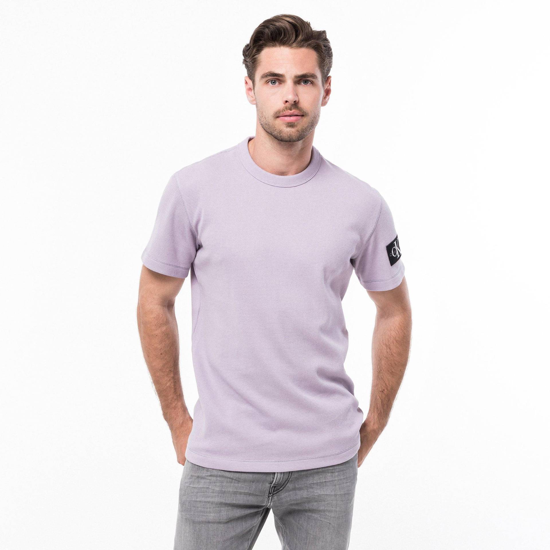 T-shirt Herren Violett S von Calvin Klein Jeans