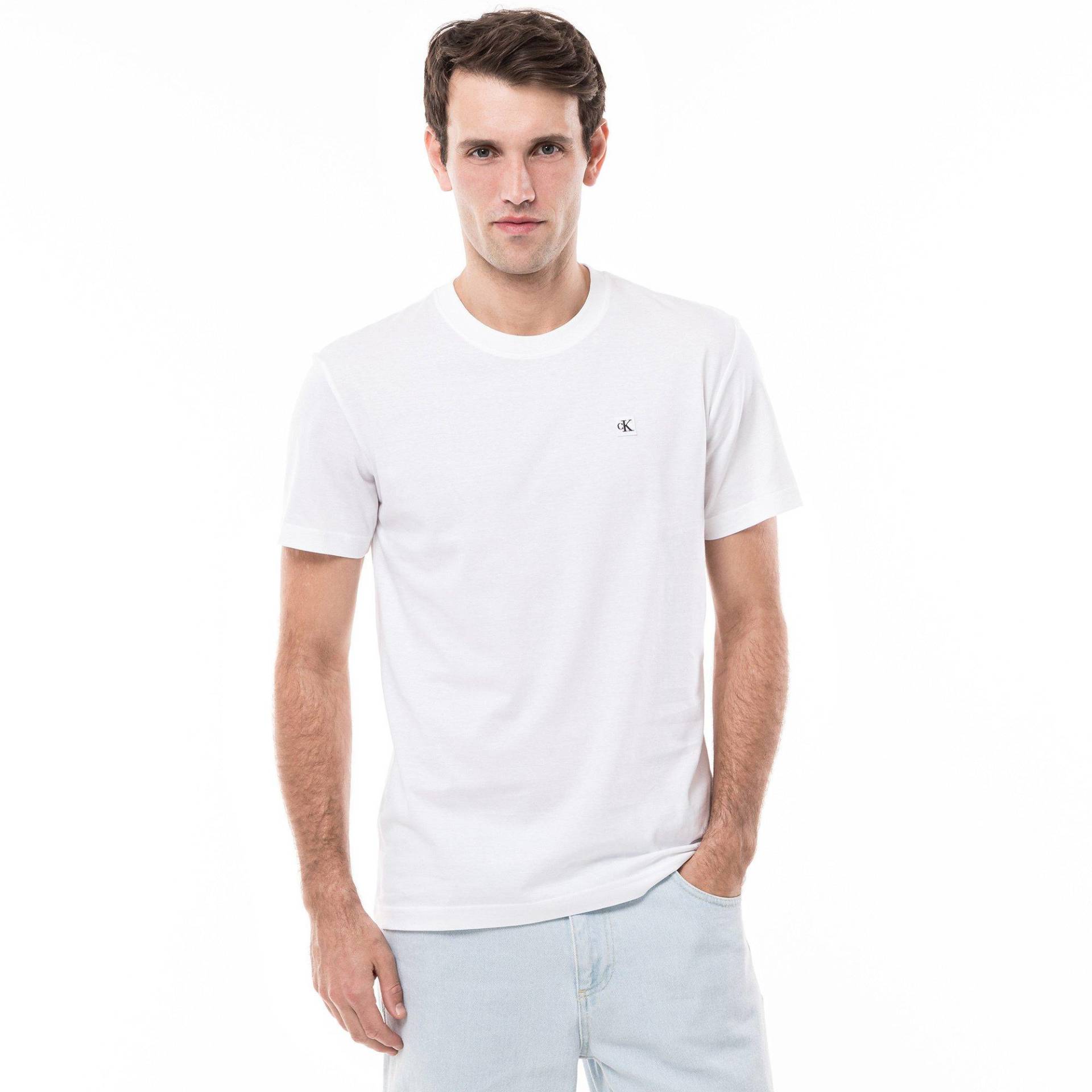 T-shirt Herren Weiss S von Calvin Klein Jeans