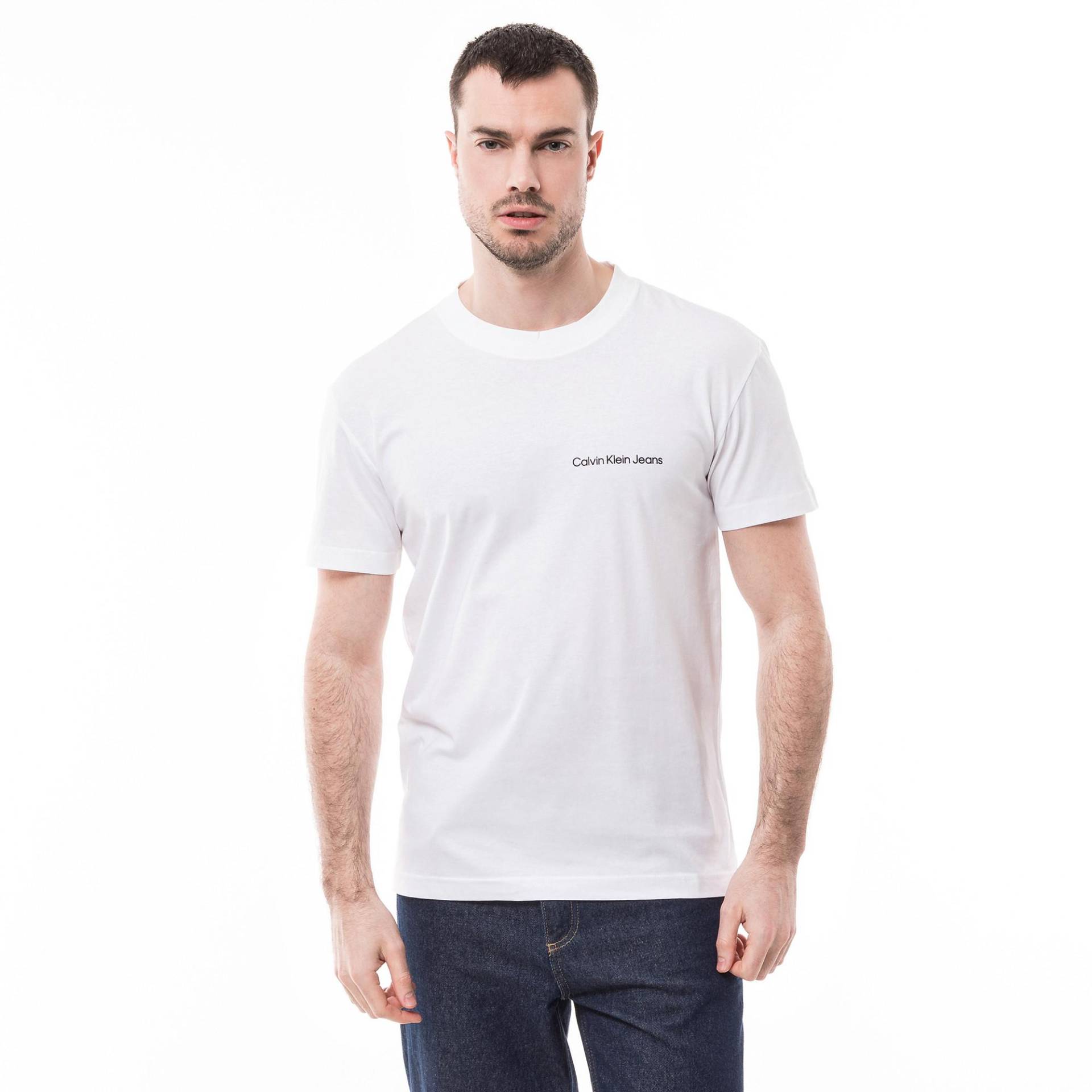 T-shirt Herren Weiss XXL von Calvin Klein Jeans
