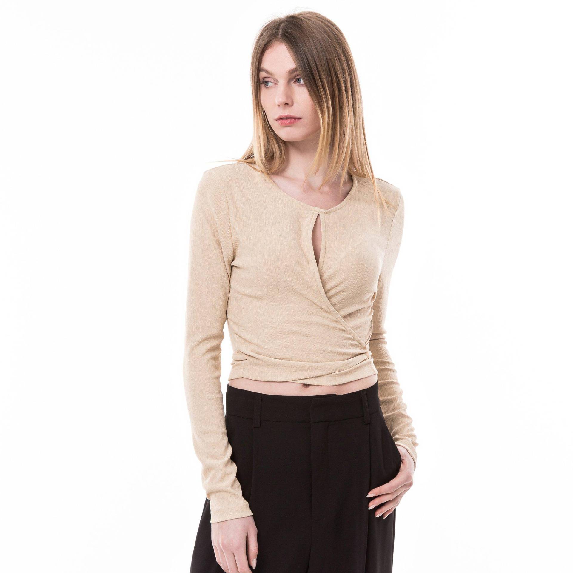 Top Damen Beige L von Calvin Klein Jeans