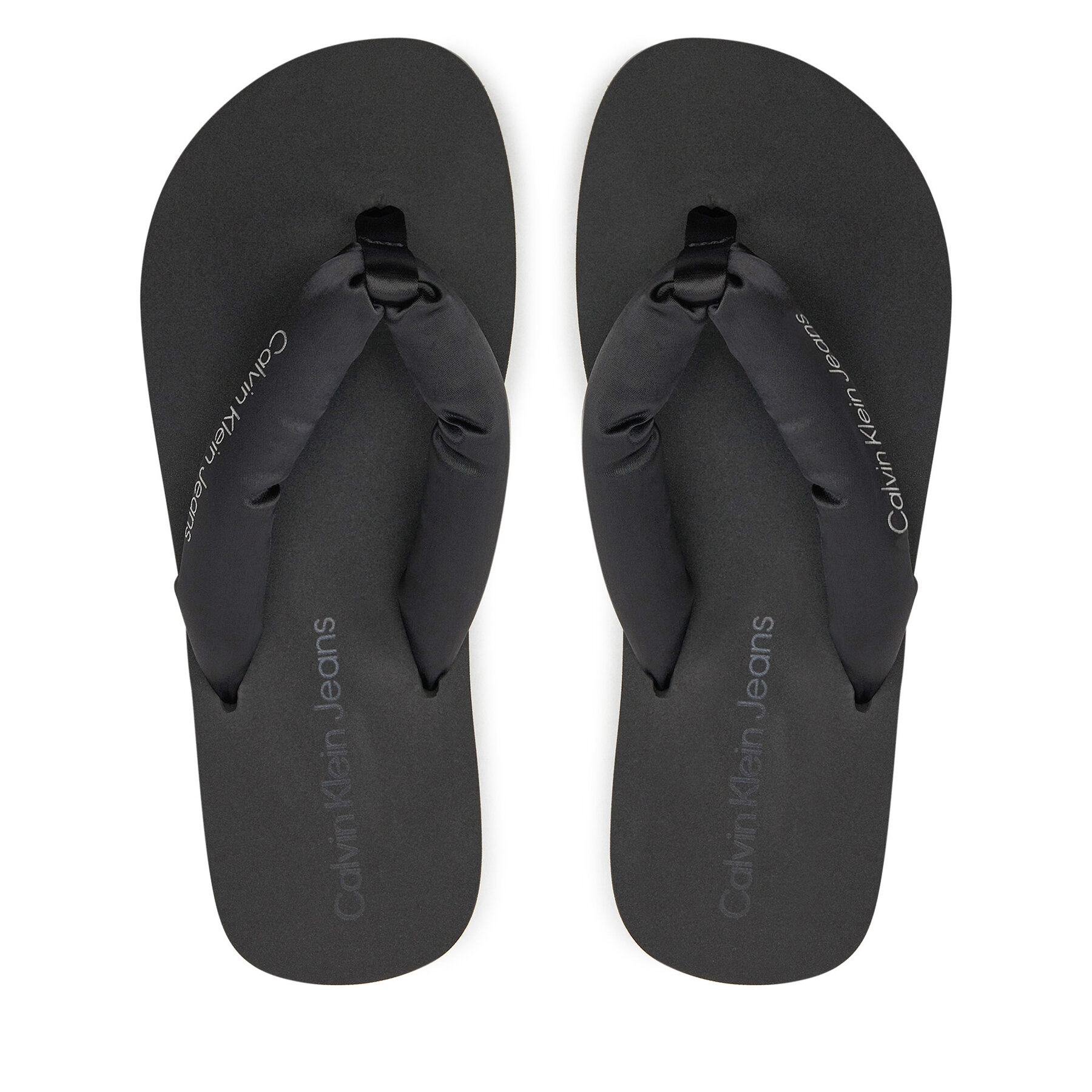 Zehentrenner Calvin Klein Jeans Beach Sandal Flatform Padded Ny YW0YW01400 Schwarz von Calvin Klein Jeans