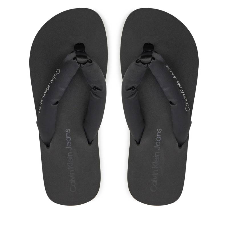 Zehentrenner Calvin Klein Jeans Beach Sandal Flatform Padded Ny YW0YW01400 Schwarz von Calvin Klein Jeans