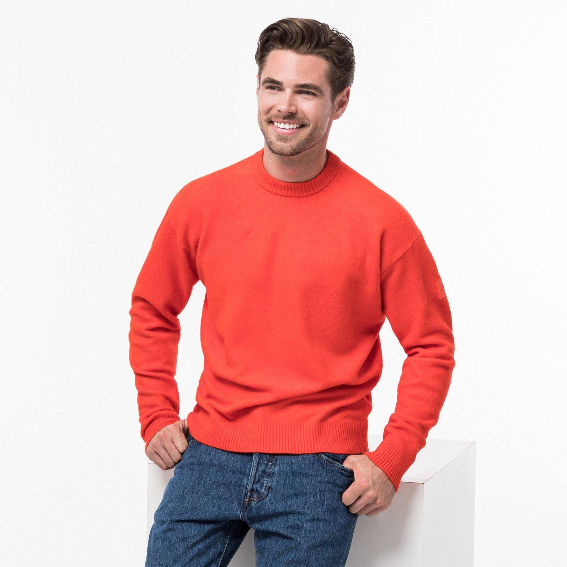 Sweatshirt Herren Orange L von Calvin Klein Men