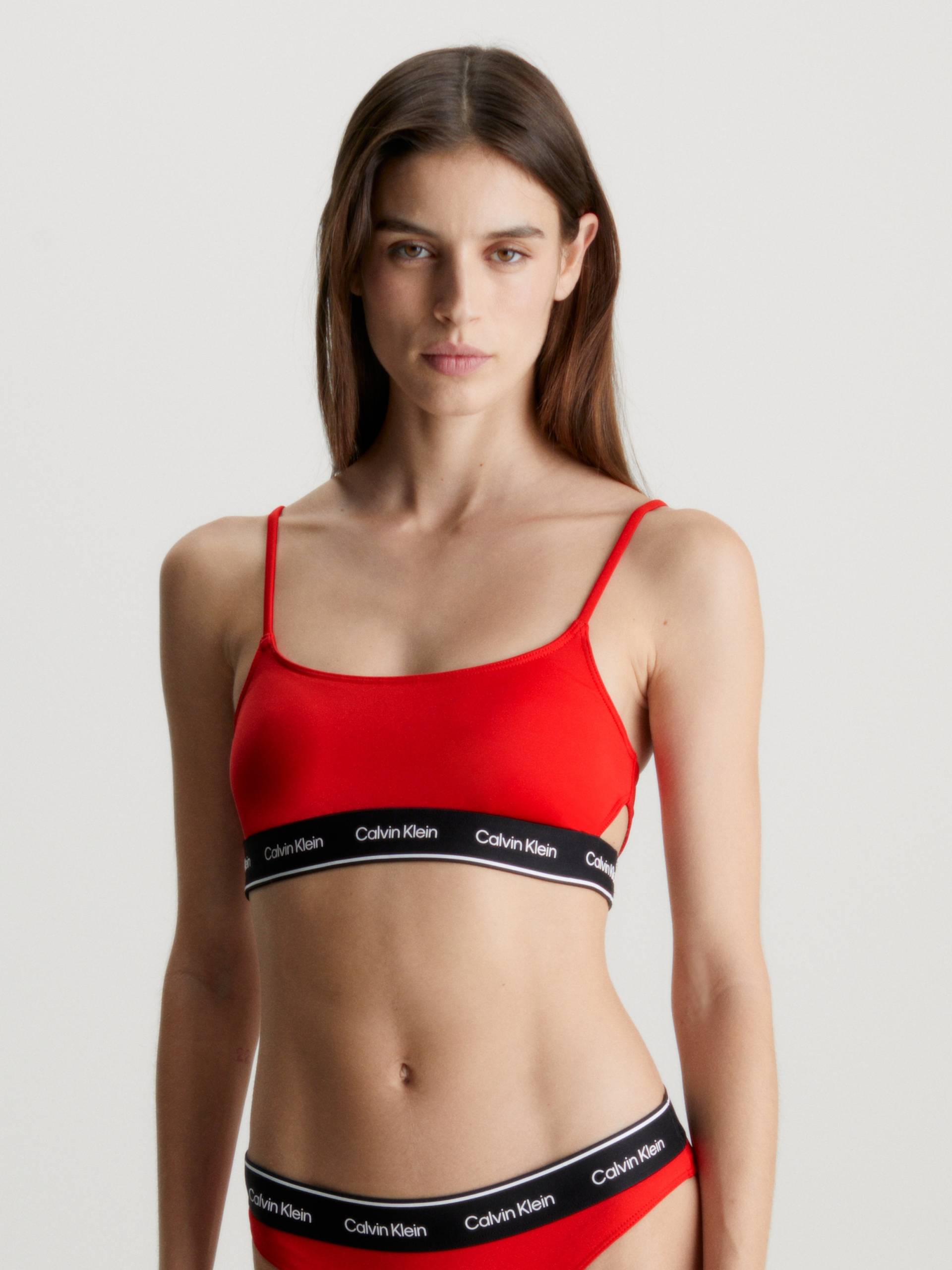 Calvin Klein Swimwear Bandeau-Bikini-Top »BRALETTE-RP«, mit seitlichen Cut-Outs von Calvin Klein Swimwear