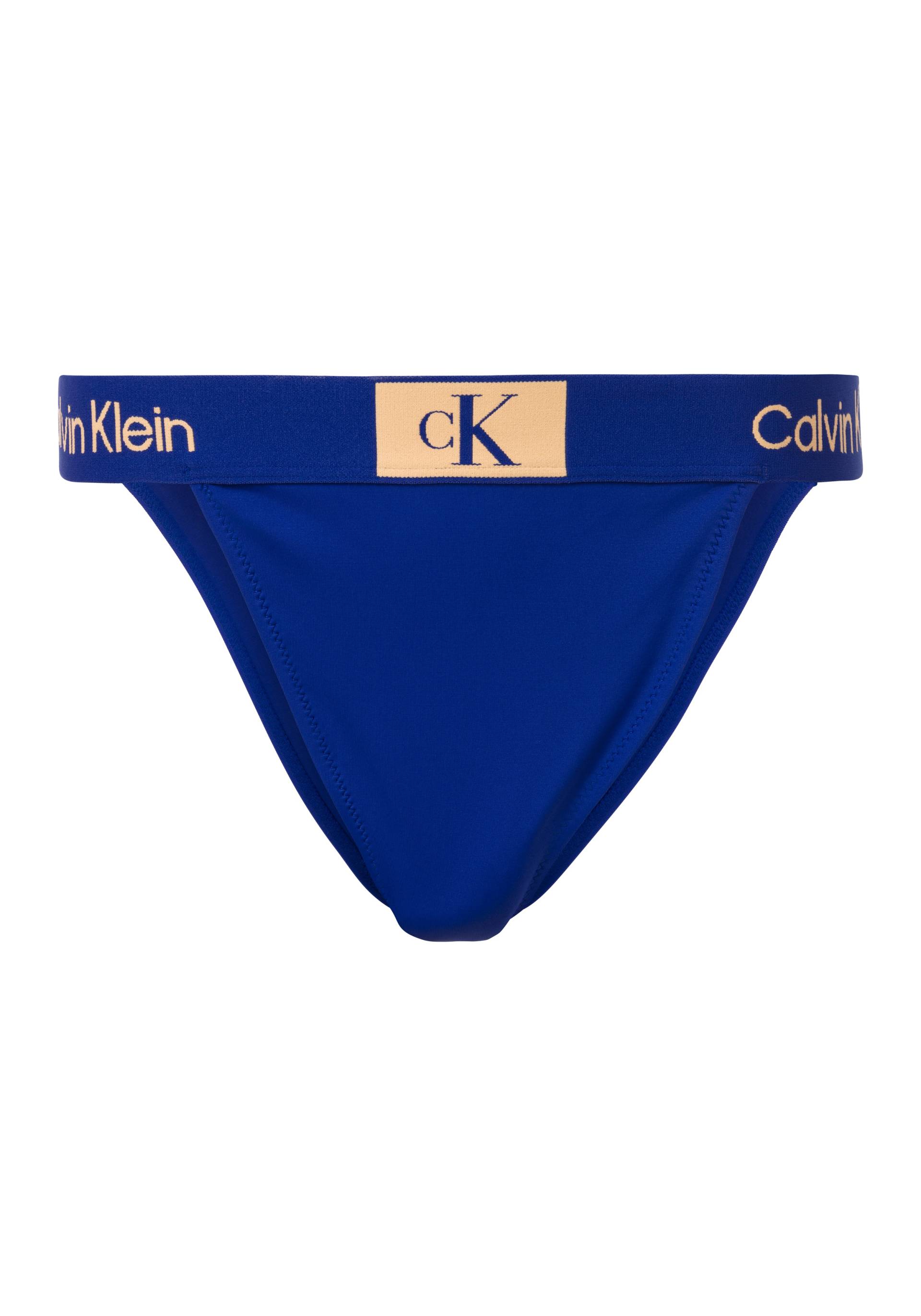 Calvin Klein Swimwear Bikini-Hose »CHEEKY HIGH RISE BIKINI«, mit Markenlabel von Calvin Klein Swimwear