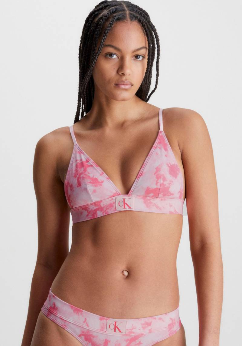 Calvin Klein Swimwear Triangel-Bikini-Top »FIXED TRIANGLE-RP-PRINT« von Calvin Klein Swimwear