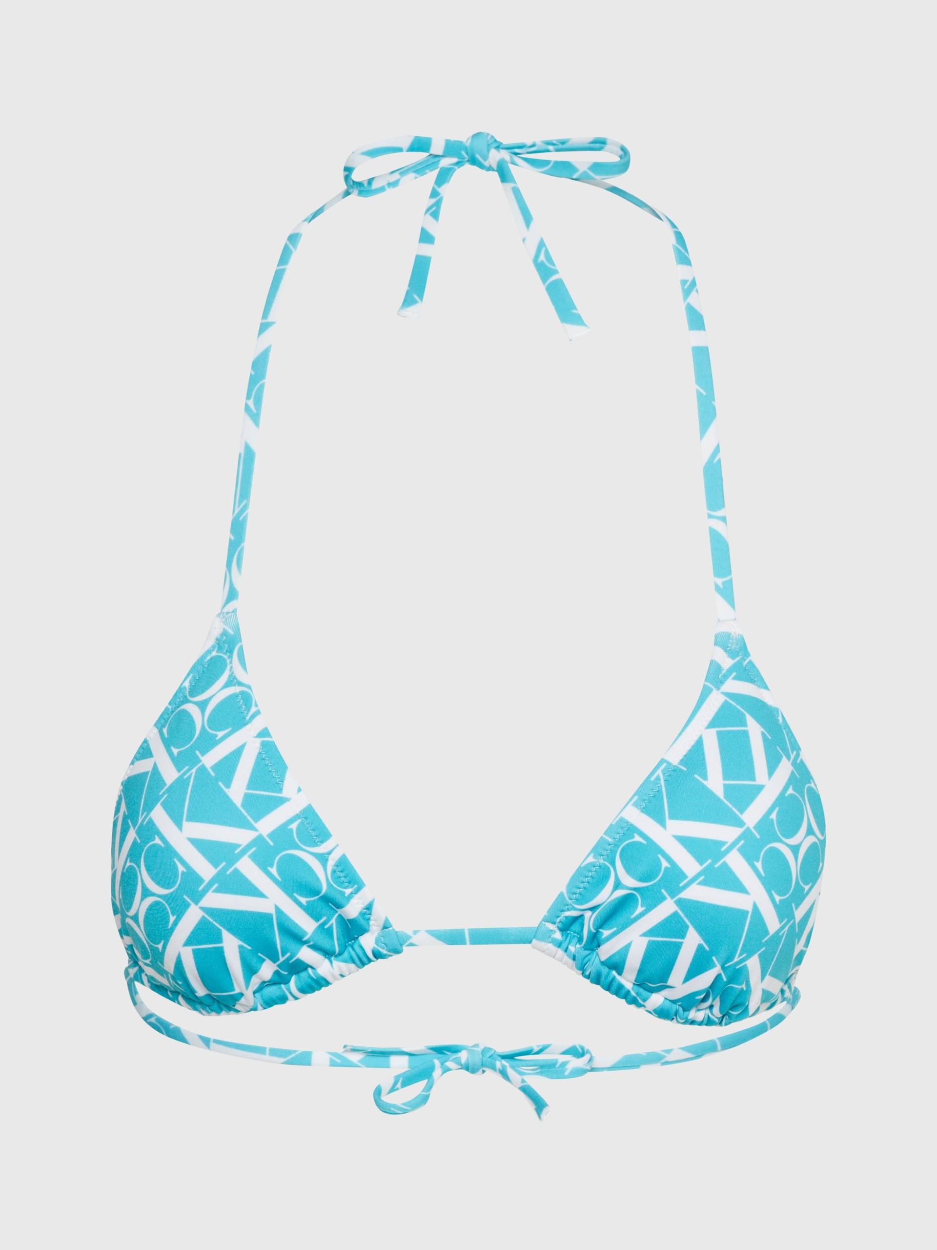 Calvin Klein Swimwear Triangel-Bikini-Top »TRIANGLE-RP-PRINT«, mit Bindeband von Calvin Klein Swimwear