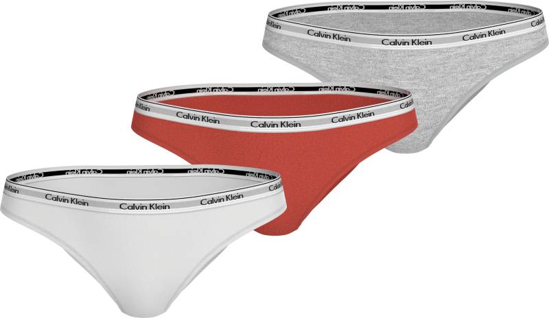 Calvin Klein Underwear Bikinislip »3 PACK BIKINI (LOW-RISE)«, (3 St.), Low Rise mit Logobund von Calvin Klein Underwear