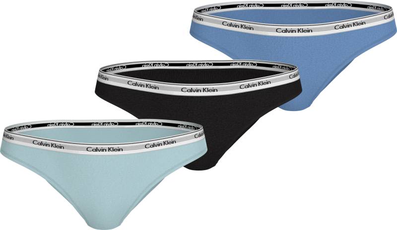 Calvin Klein Underwear Bikinislip »3 PACK BIKINI (LOW-RISE)«, (3 St.), Low Rise mit Logobund von Calvin Klein Underwear