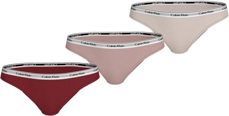 Calvin Klein Underwear Bikinislip »3 PACK BIKINI (LOW-RISE)«, (3 St.), Low Rise mit Logobund von Calvin Klein Underwear