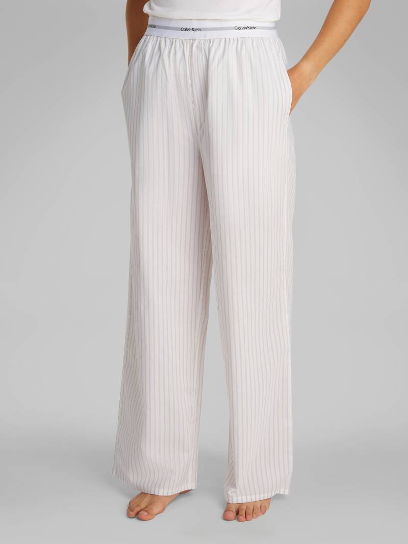 Calvin Klein Underwear Homewearhose »LOGO WB POPLIN PANT«, mit elastischem Logo-Bund von Calvin Klein Underwear