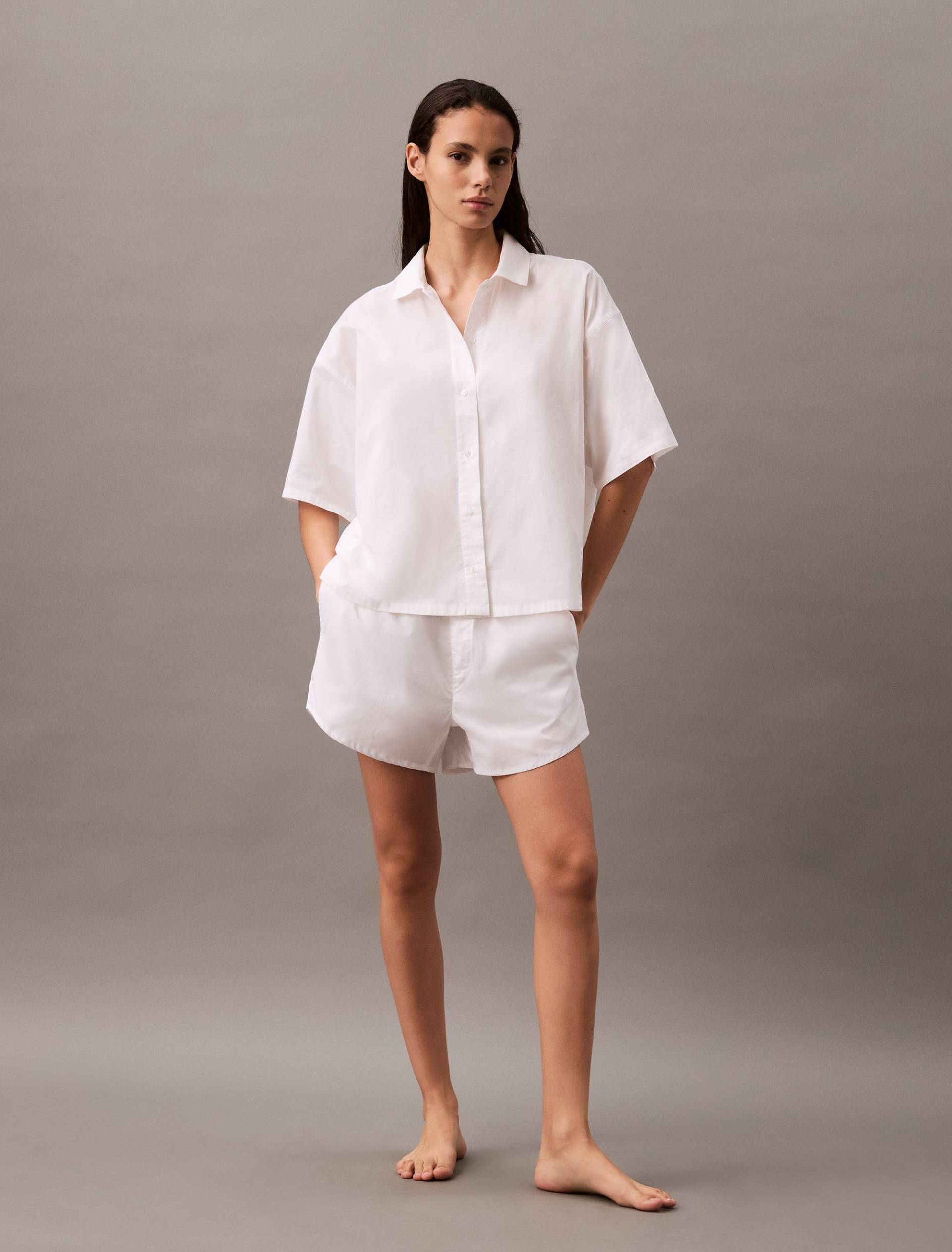 Calvin Klein Underwear Schlafshorts »LOGO WB POPLIN SHORT«, mit Logo von Calvin Klein Underwear